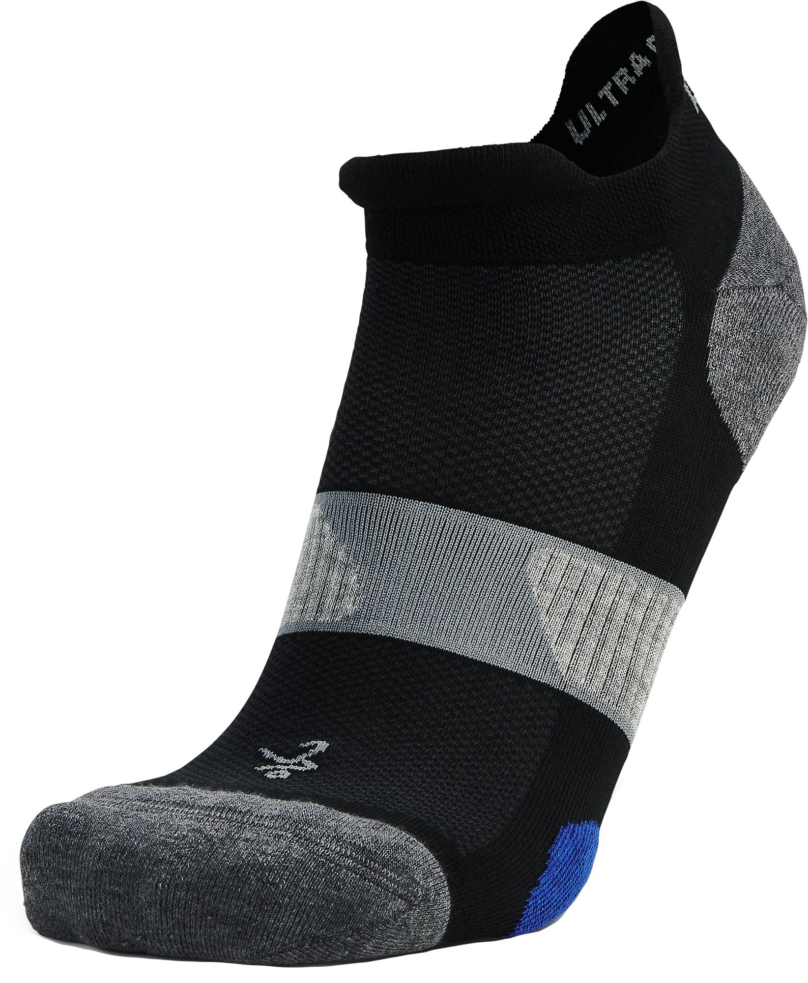 Balega Ultraglide with Lycra Dry No Show Tab Socks Black thumbnail