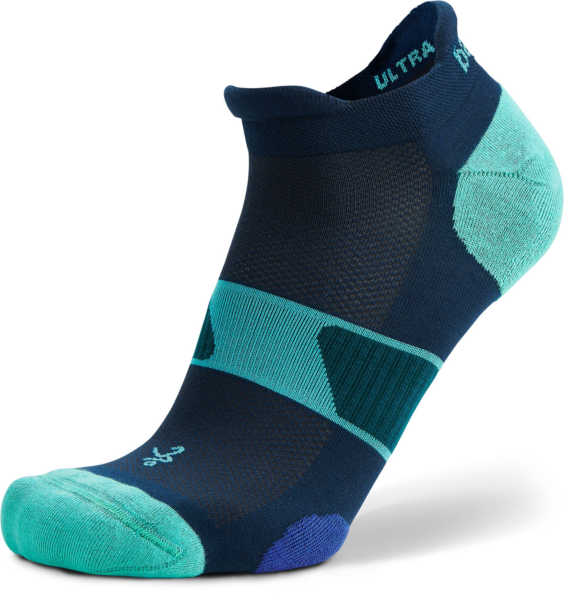 Balega Ultraglide with Lycra Dry No Show Tab Socks Blue thumbnail