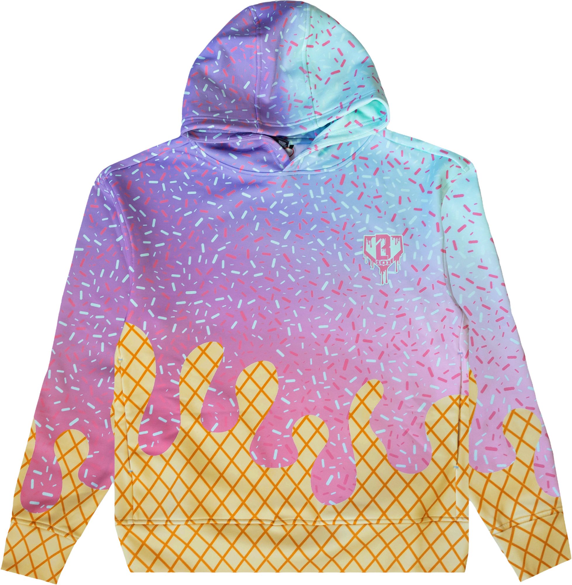 Baseball Lifestyle 101 Boys' Ice Cream Hoodie