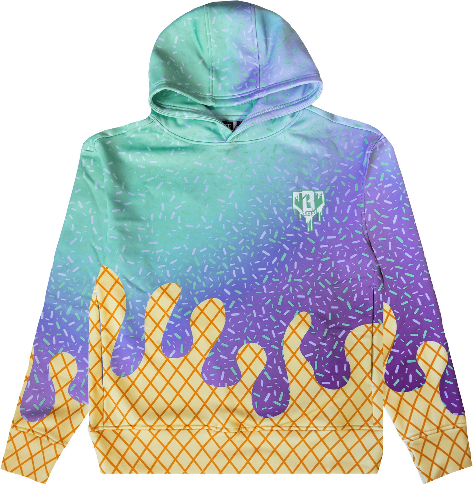 Baseball Lifestyle 101 Boys' Ice Cream Hoodie