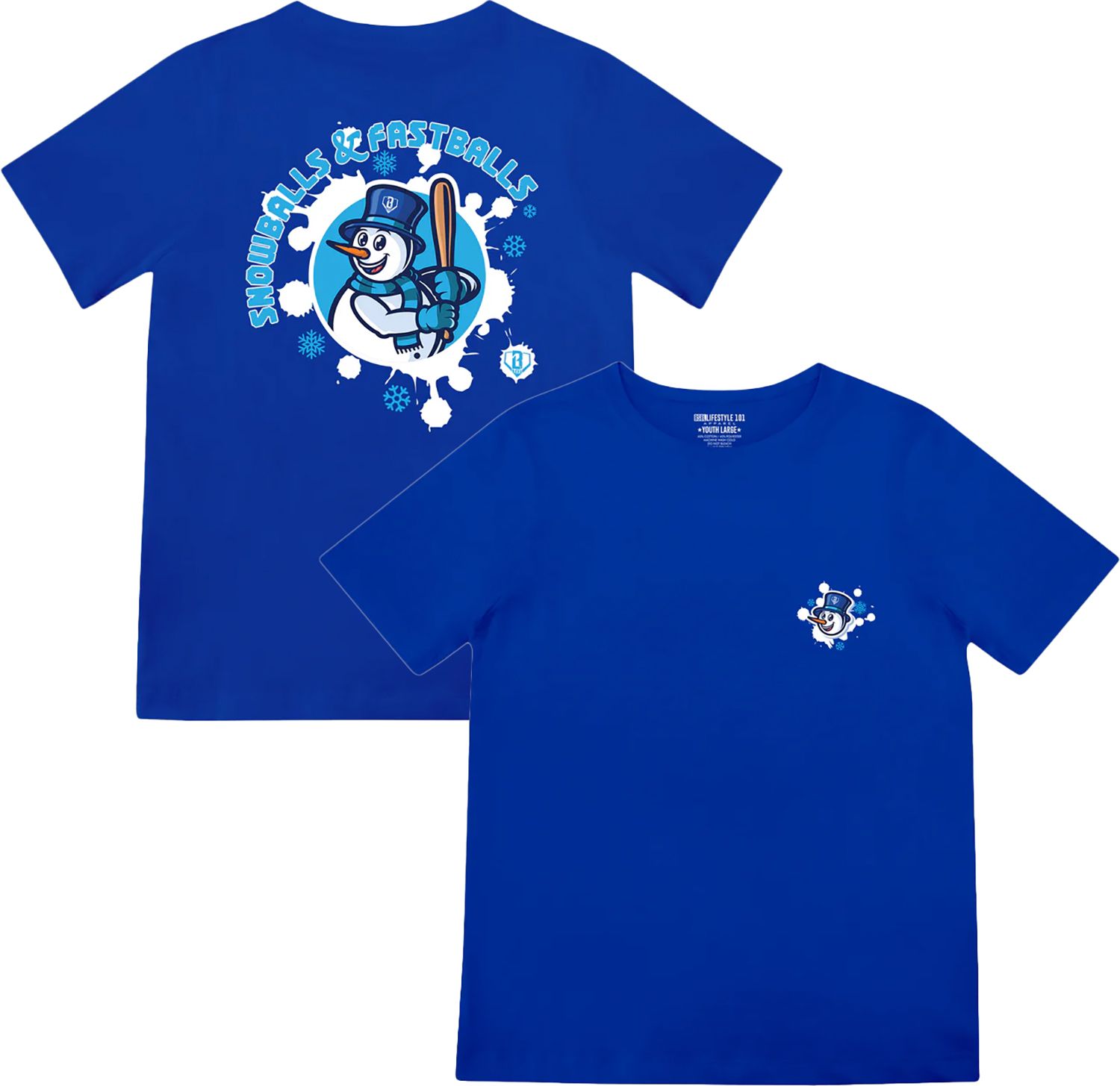 Baseball Lifestyle 101 Boys' Snowballs and Fastballs Shirt
