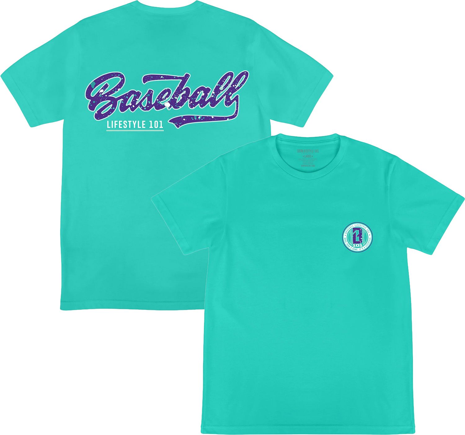 Baseball Lifestyle 101 Boys' Splatter Shirt