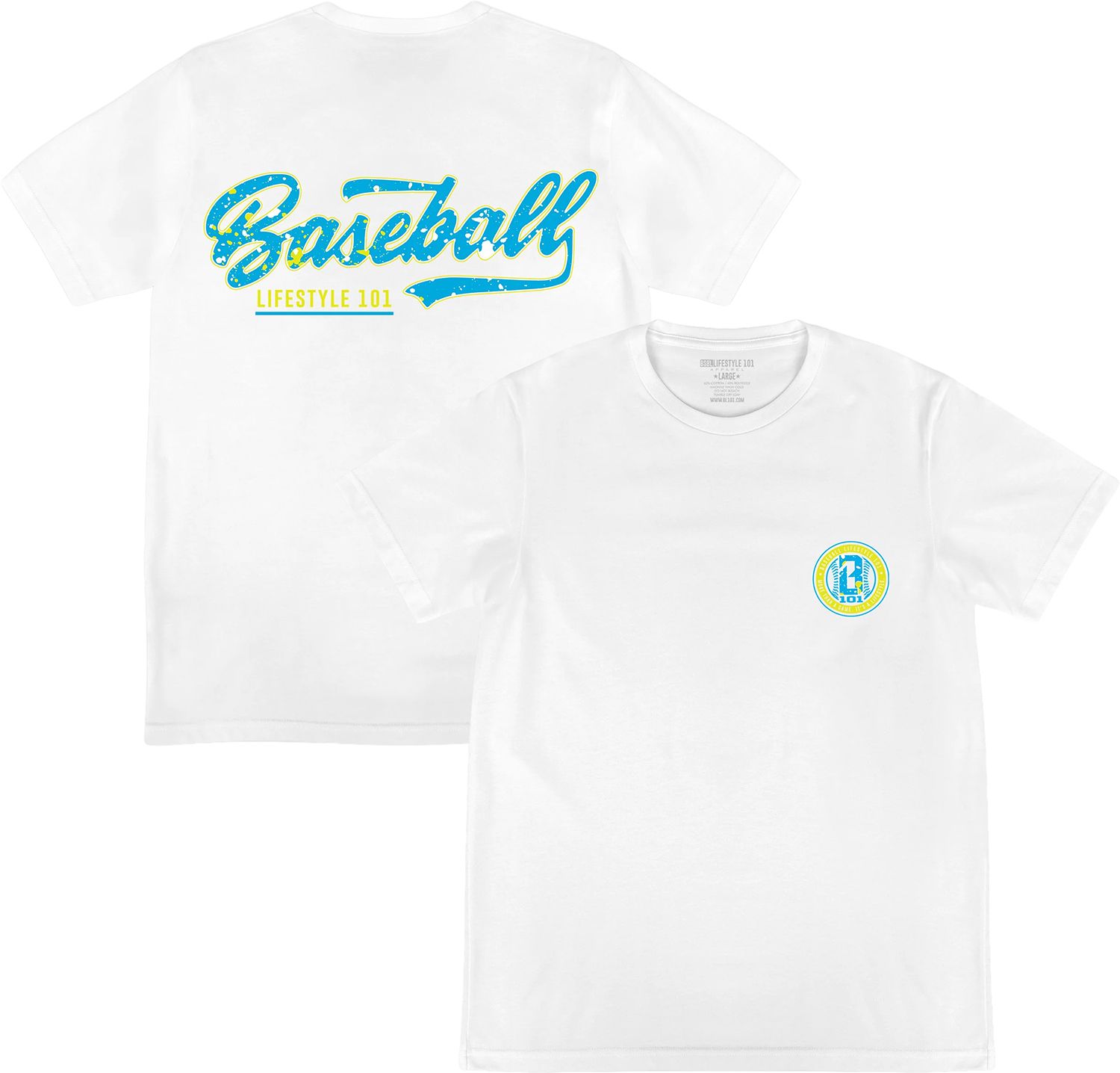 Baseball Lifestyle 101 Boys' Splatter Shirt