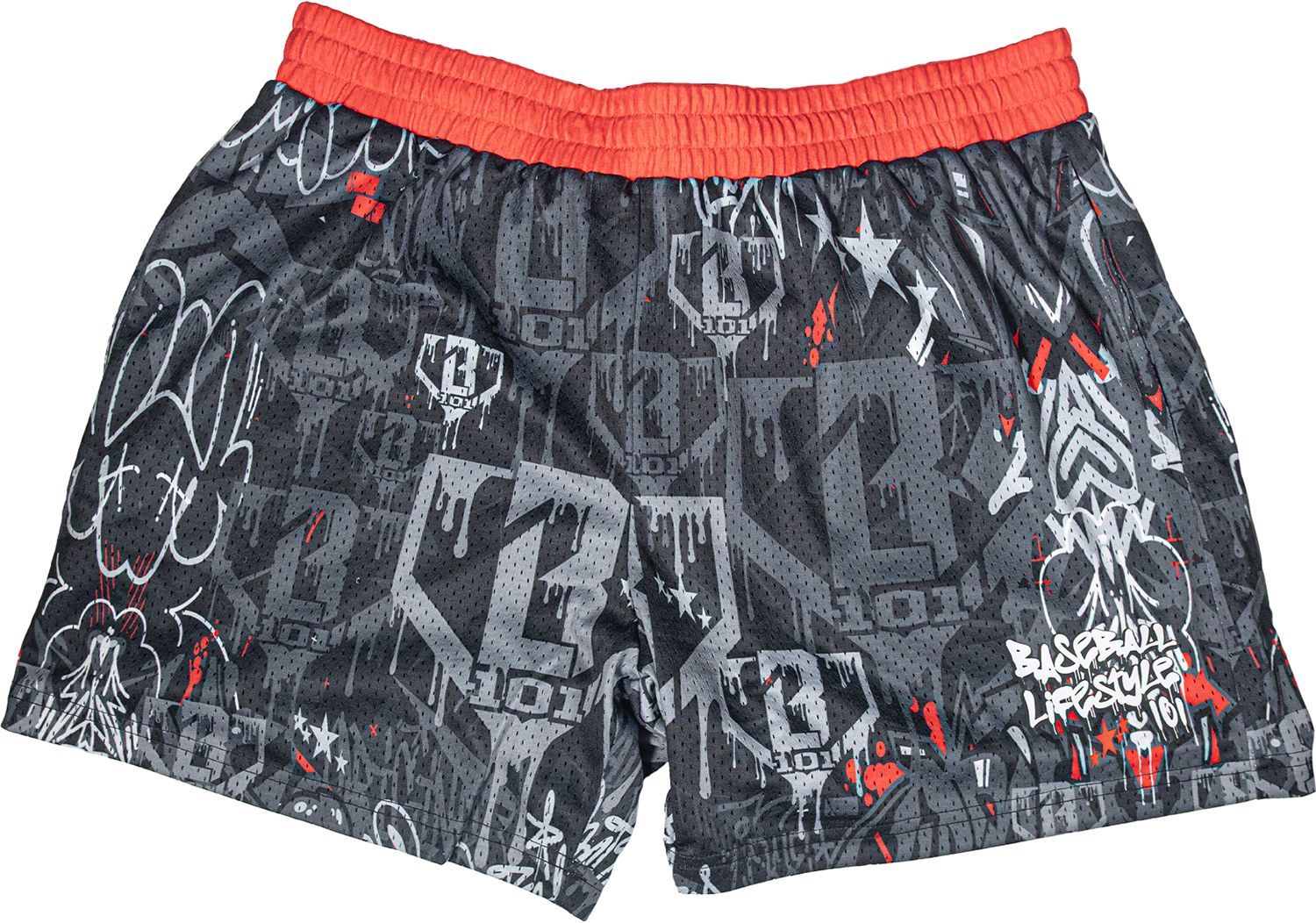 Baseball Lifestyle 101 Men's 5” Graffiti Crown Shorts