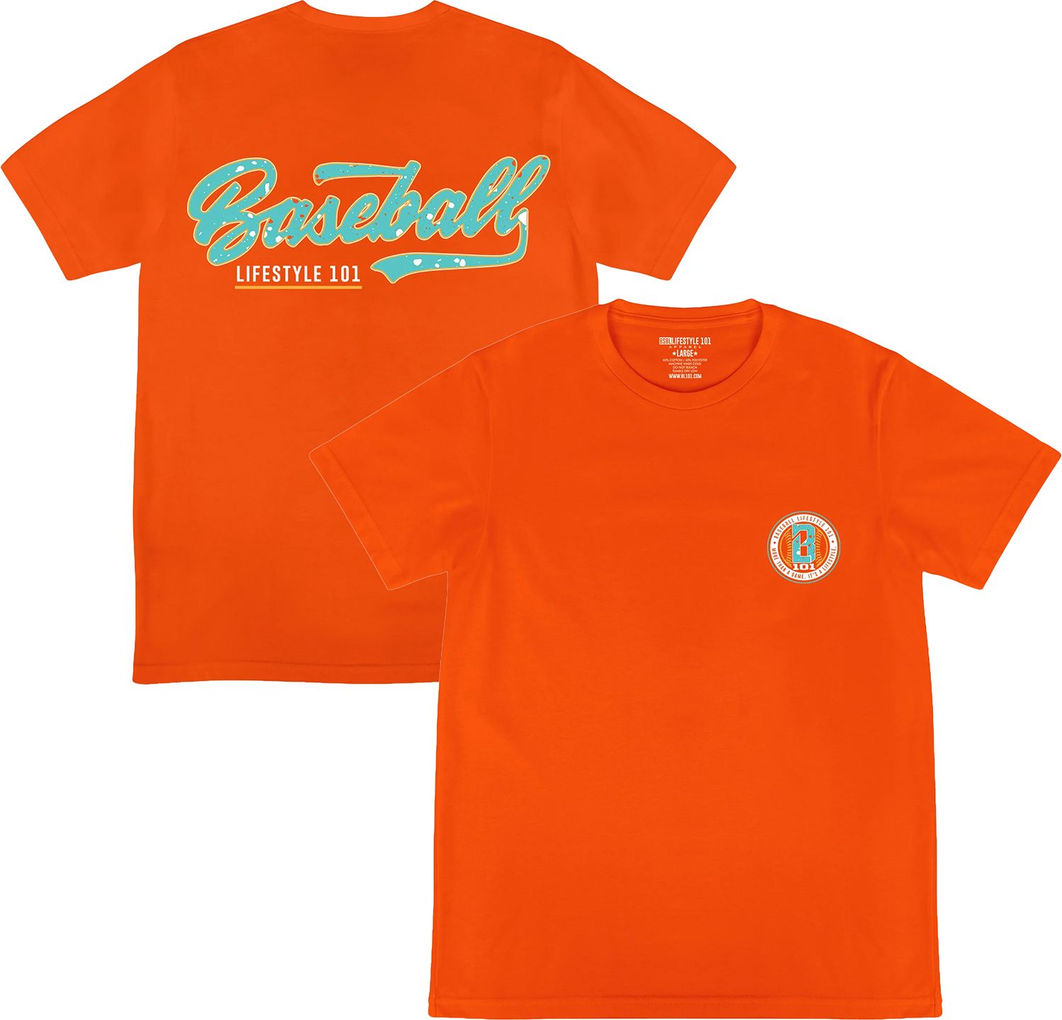 Baseball Lifestyle 101 Men's Splatter Shirt