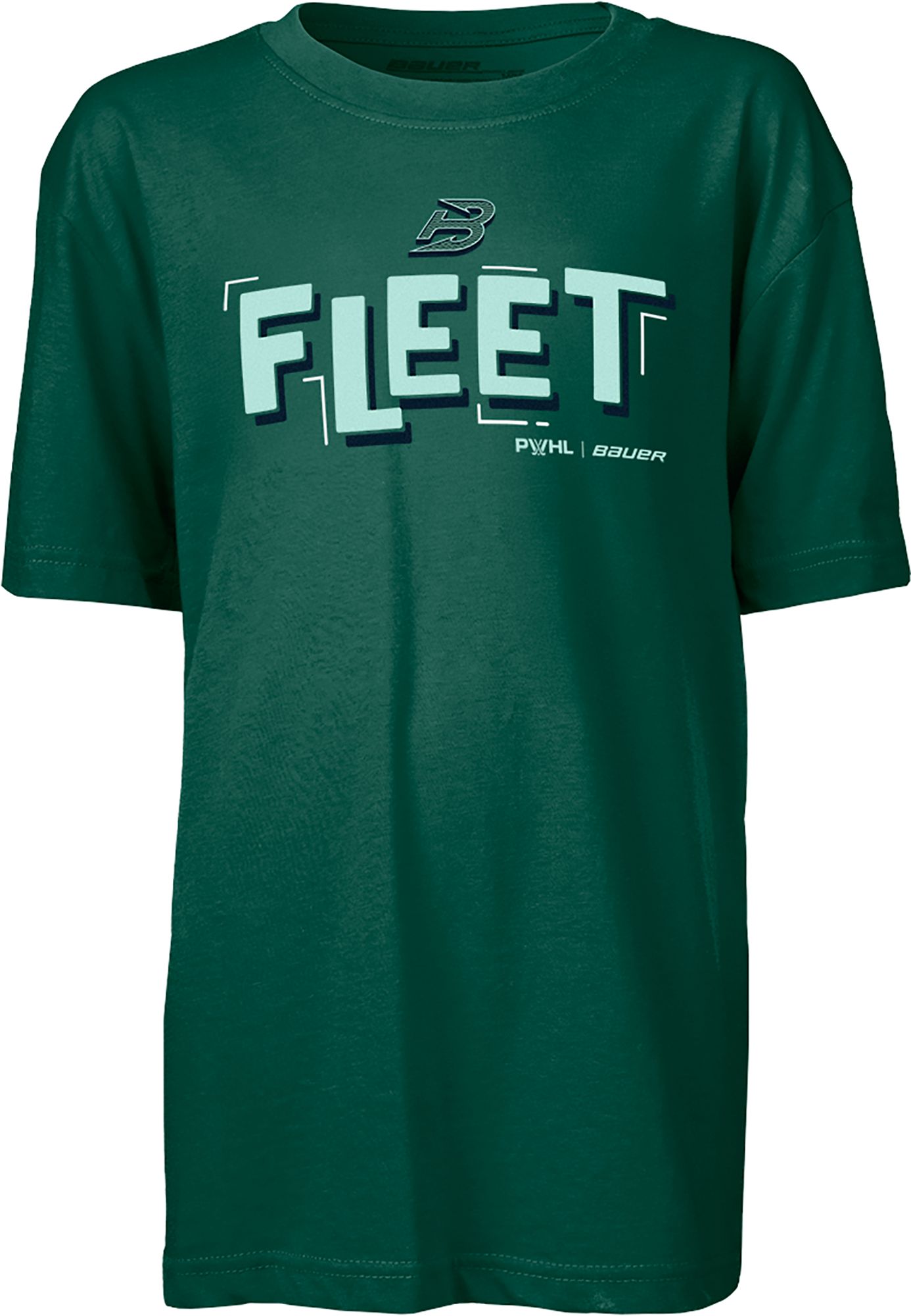 Bauer Youth Boston Fleet Green Graphic T-Shirt