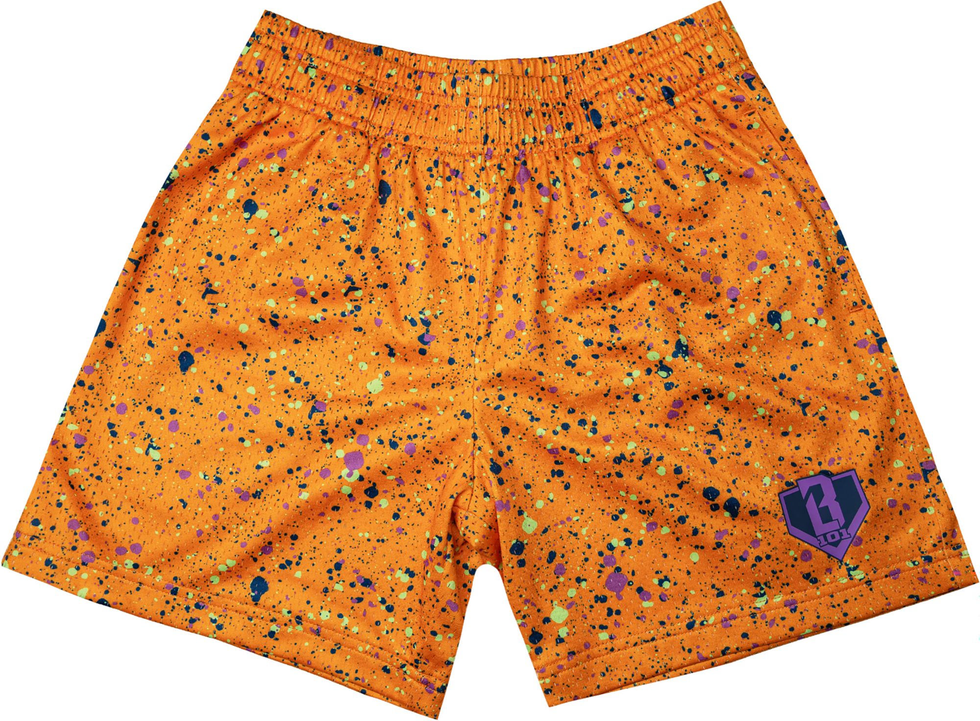 Baseball Lifestyle 101 Boys' Splatter Shorts