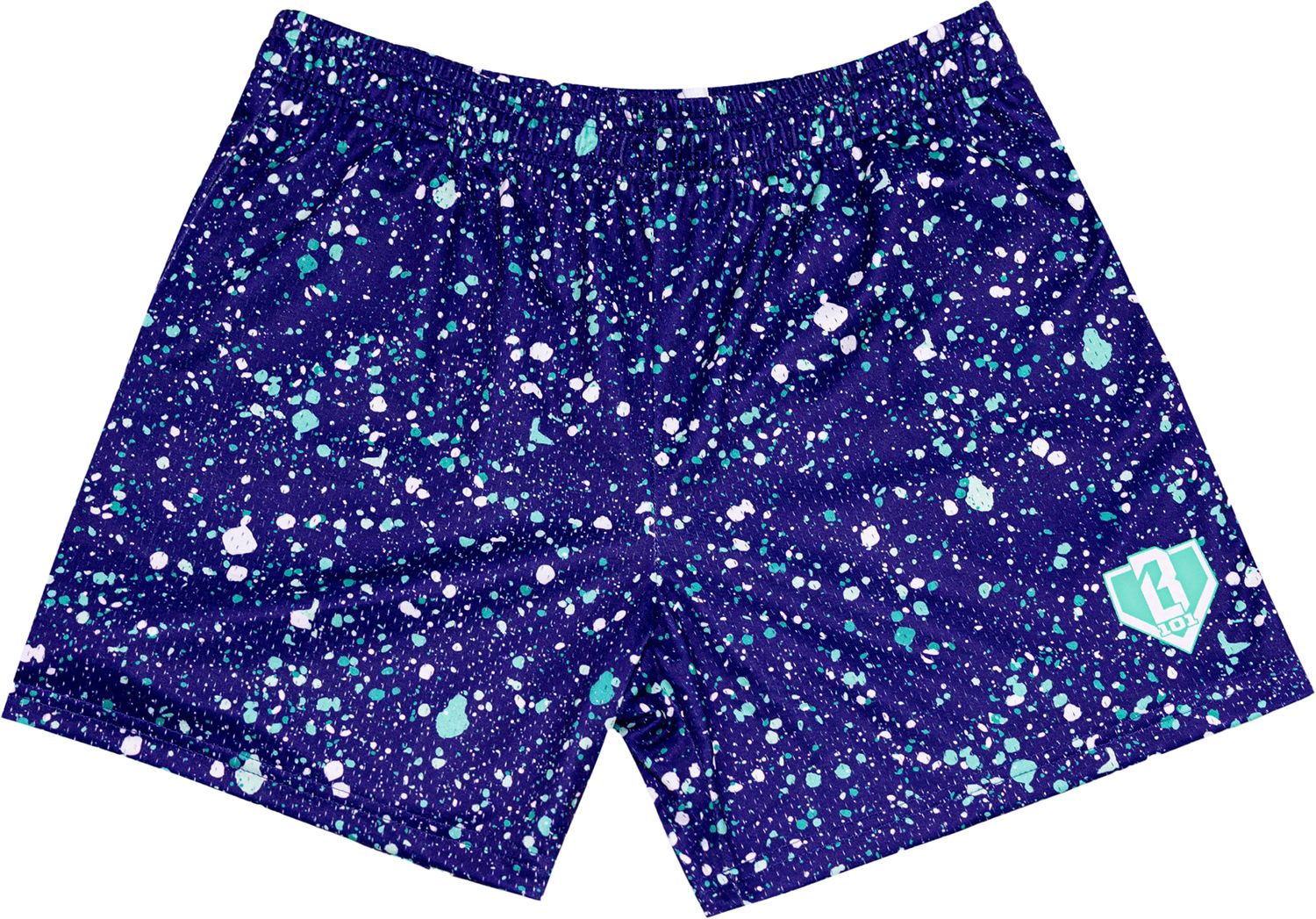 Baseball Lifestyle 101 Boys' Splatter Shorts