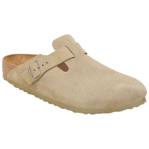 サンダル・ミュール Birkenstock Slipper Boston In Pelle Scamosciata Birkenstock Men's Boston Soft Footbed Clogs | Dick's