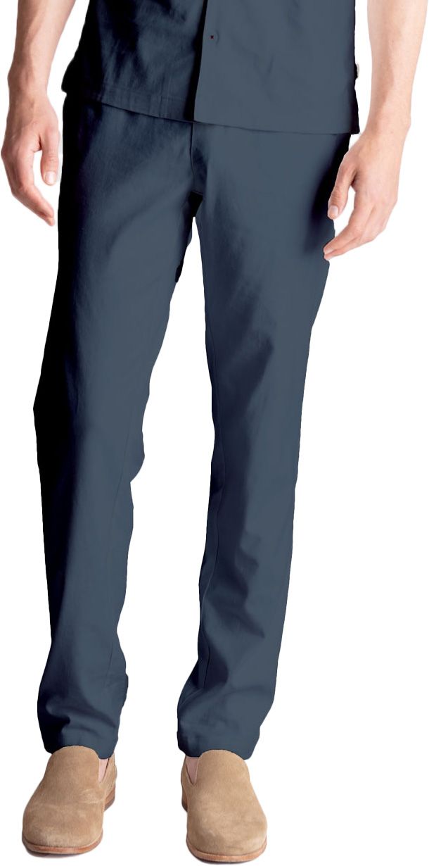 birddogs Men's Tech Linen Pants - Blue