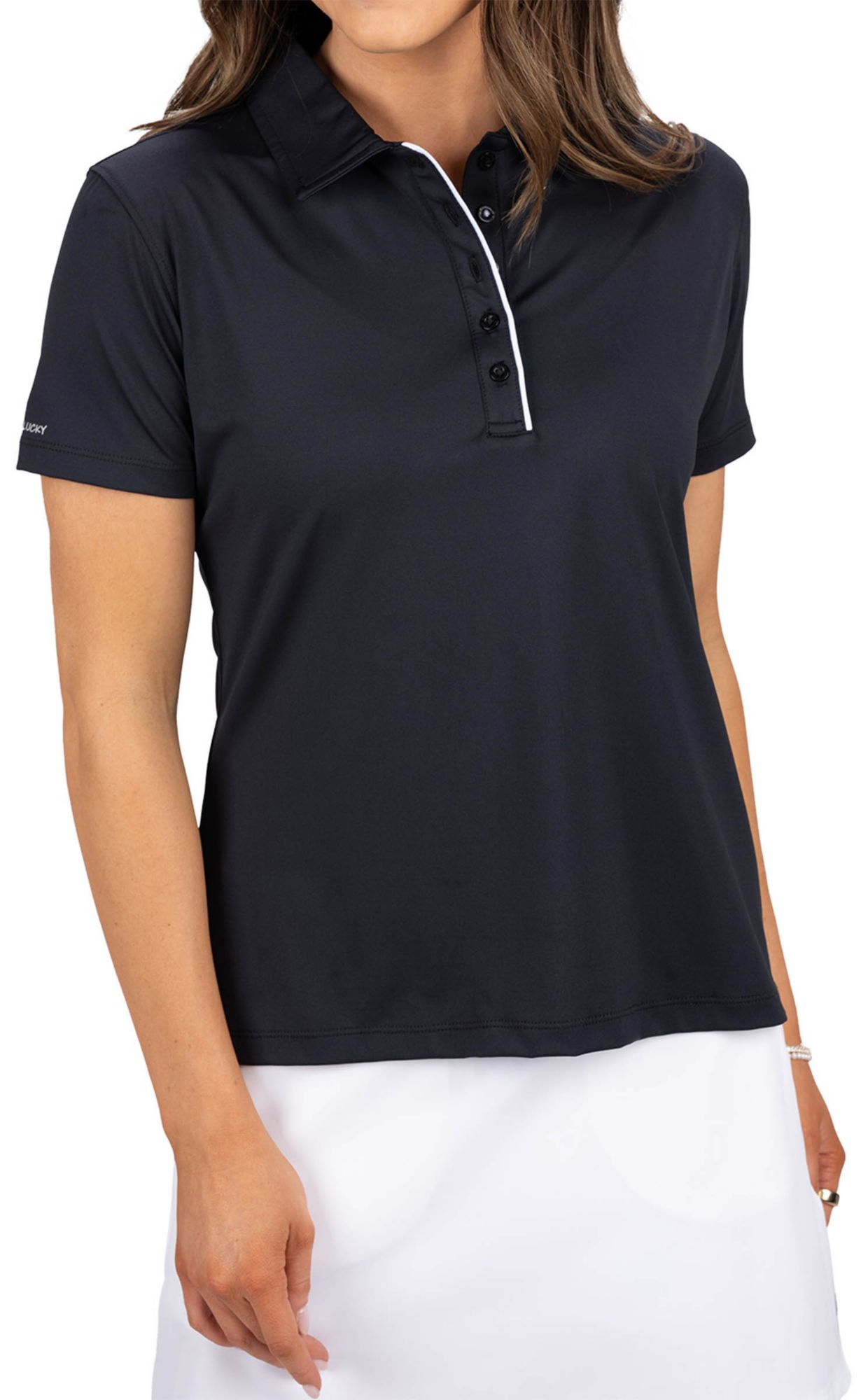 Black Clover Women's Mina Short Sleeve Golf Polo