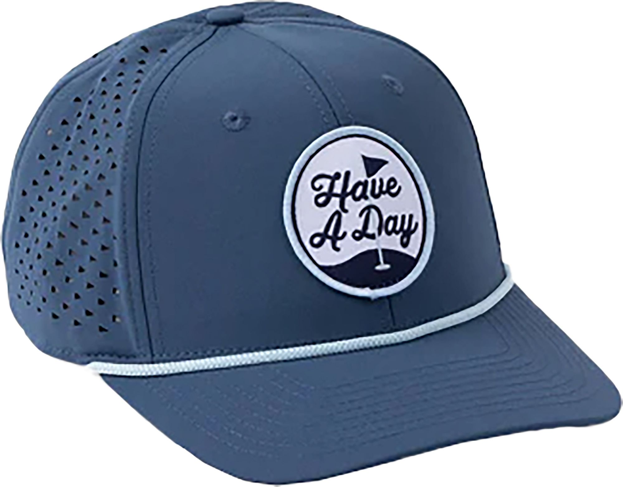 Breezy Golf Adult Have A Day Patch Perforated Golf Hat
