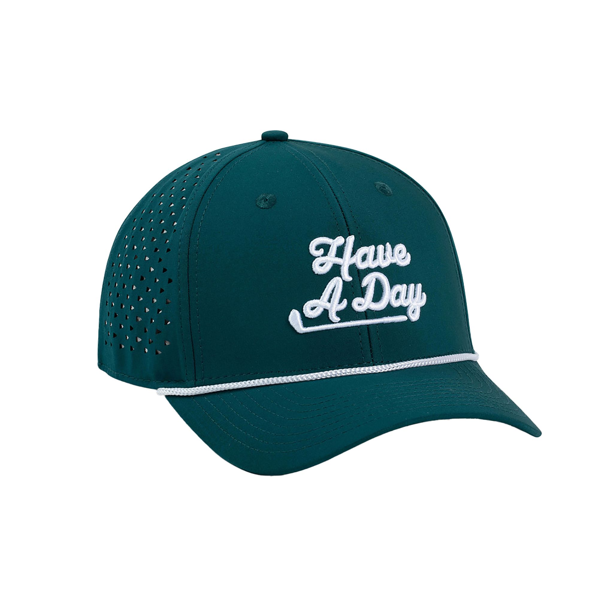 Breezy Golf Men's Have A Day Perforated Rope Golf Hat