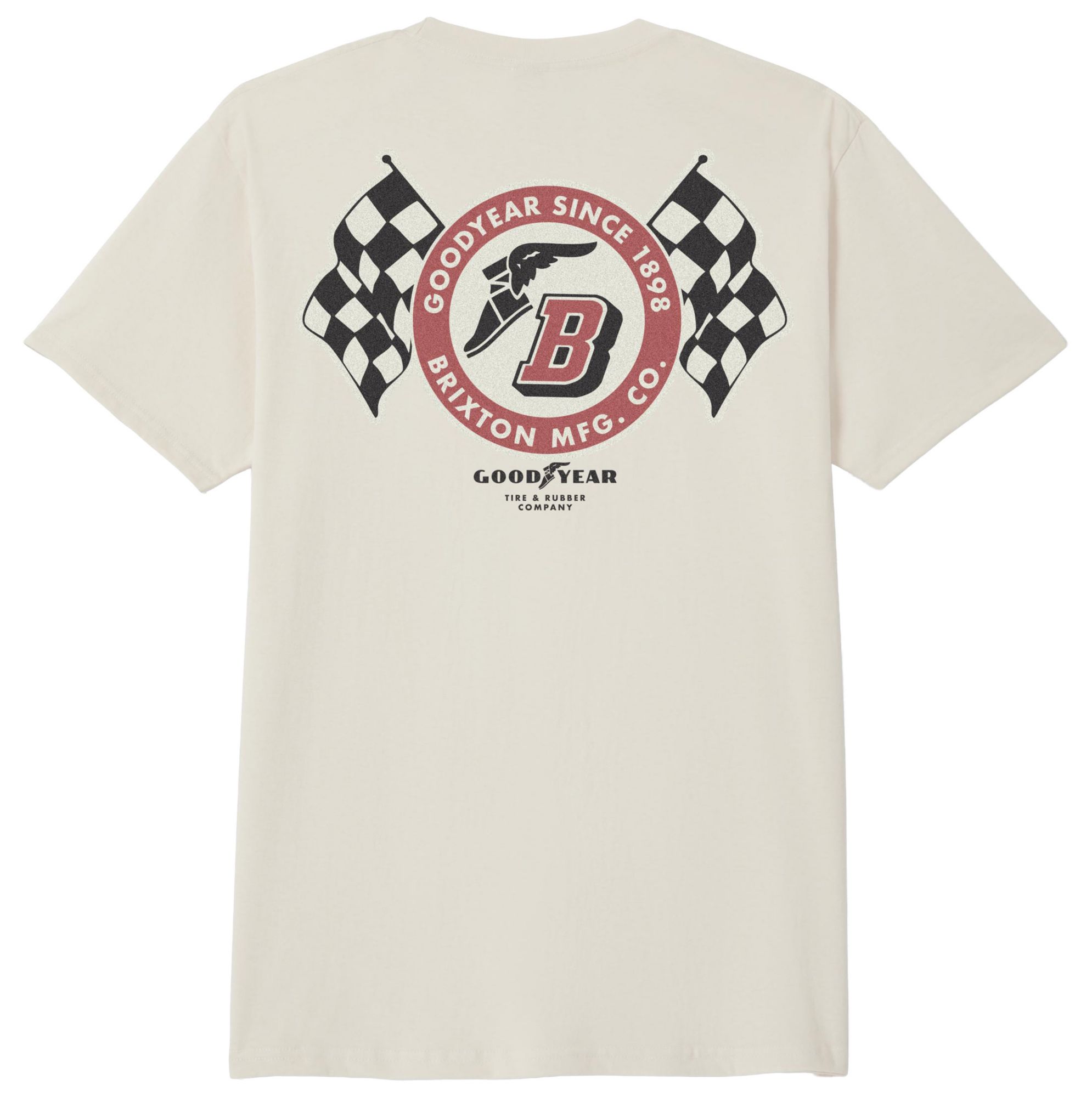 BRIXTON Men's Goodyear Speedway Short Sleeve Standard T-Shirt