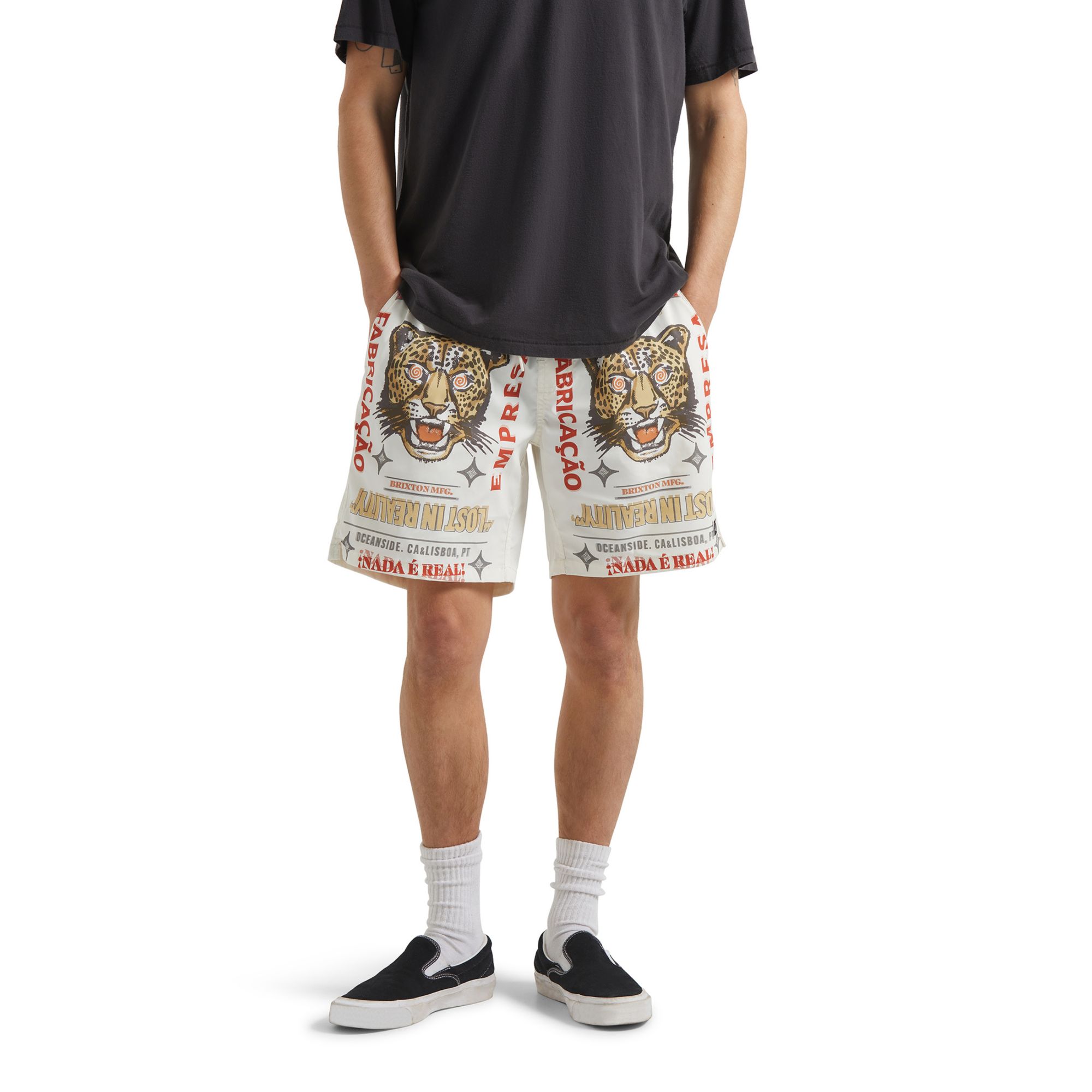 BRIXTON Men's Everyday 18" Stretch Hybrid Shorts