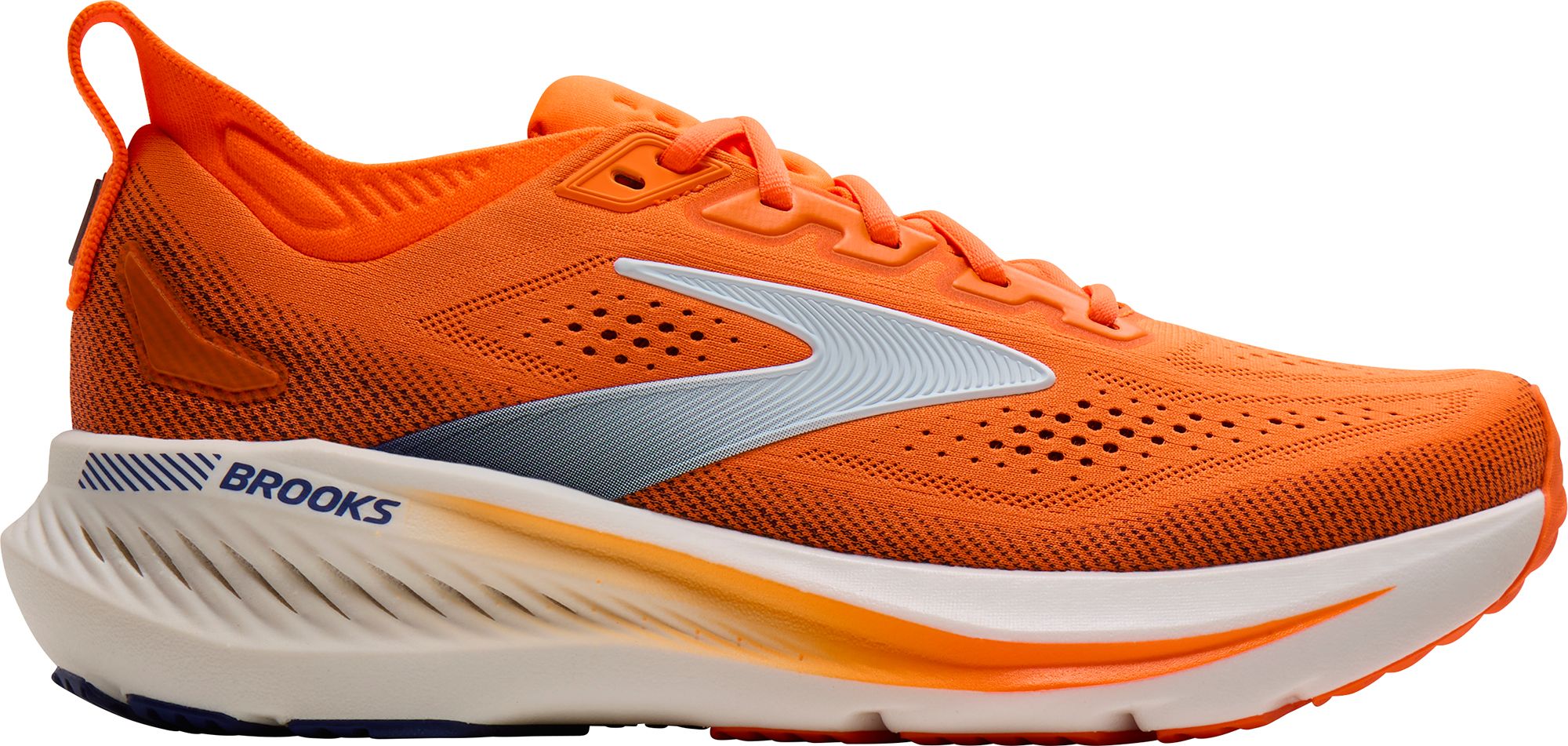 Shocking Orange/Blue/White