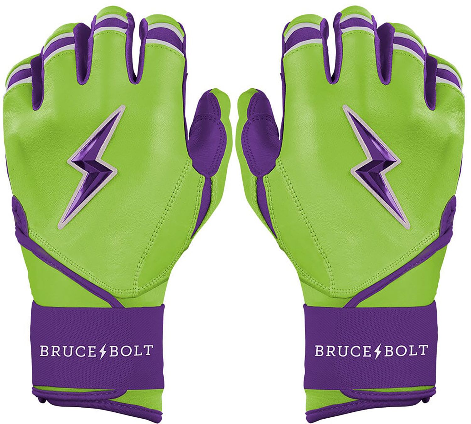 Bruce Bolt Youth Big League Chew Long Cuff Batting Gloves