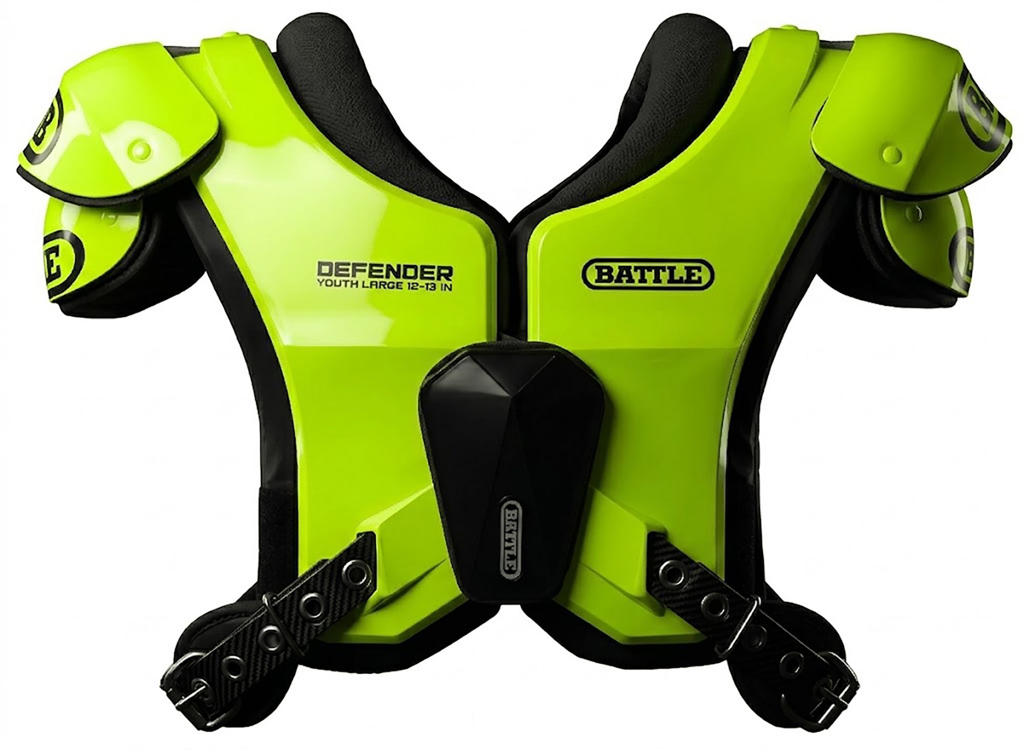 Battle Youth Defender Football Shoulder Pads