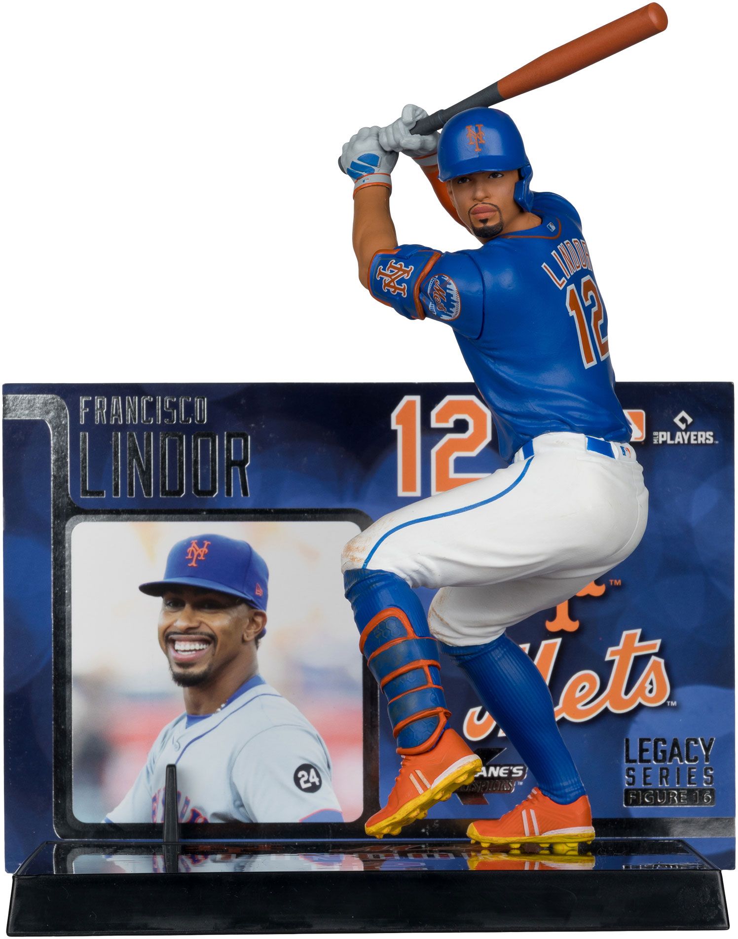 Imports Dragon New York Mets Francisco Lindor Posed Figurine