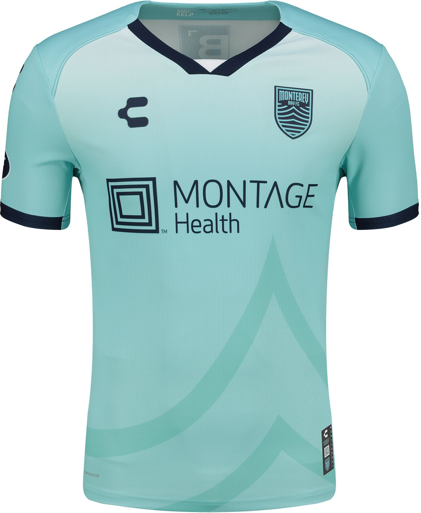 Charly Adult Monterey Bay FC 2025-26 Teal Away Authentic Jersey