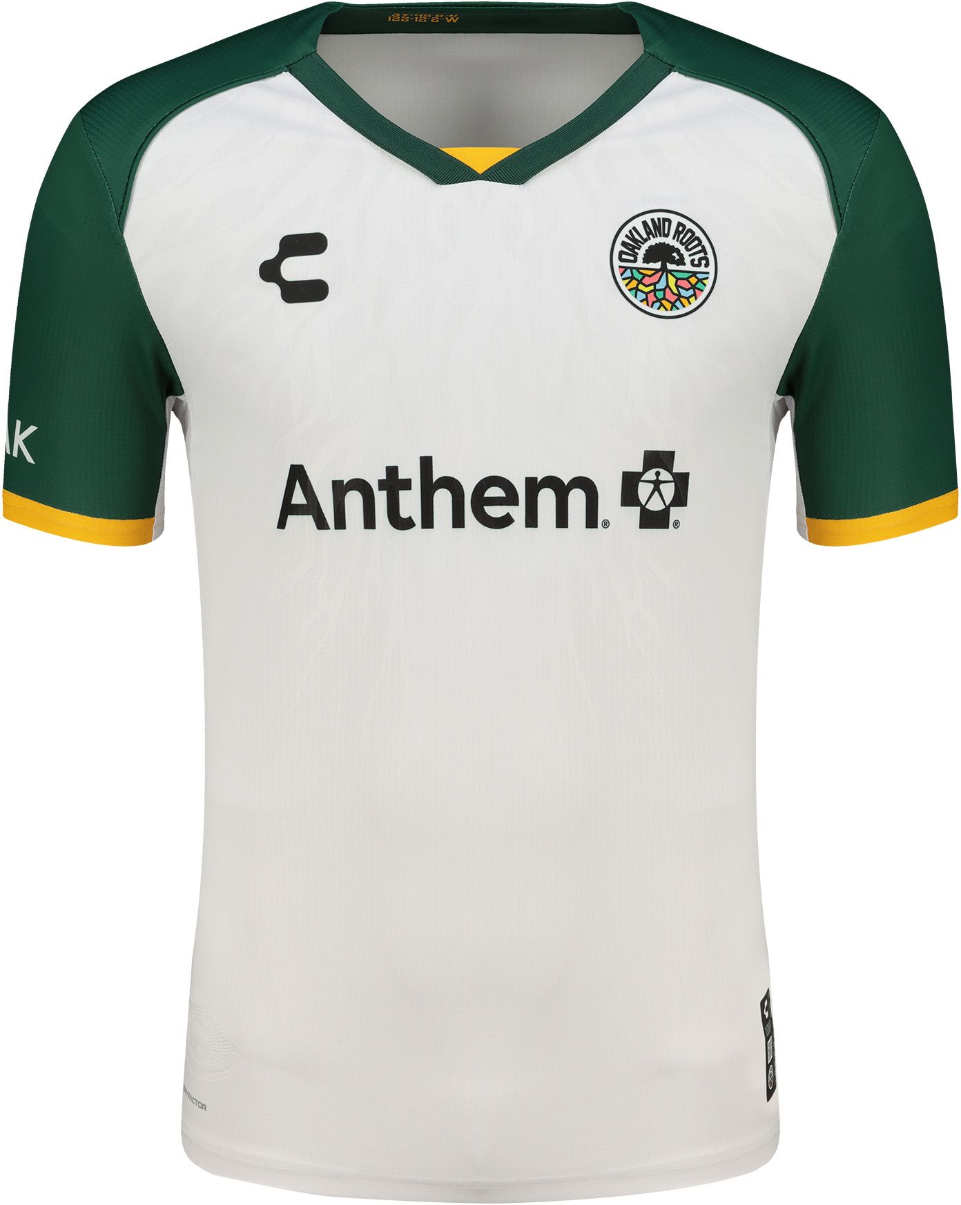 Charly Adult Oakland Roots SC 2025-26 White Away Authentic Jersey