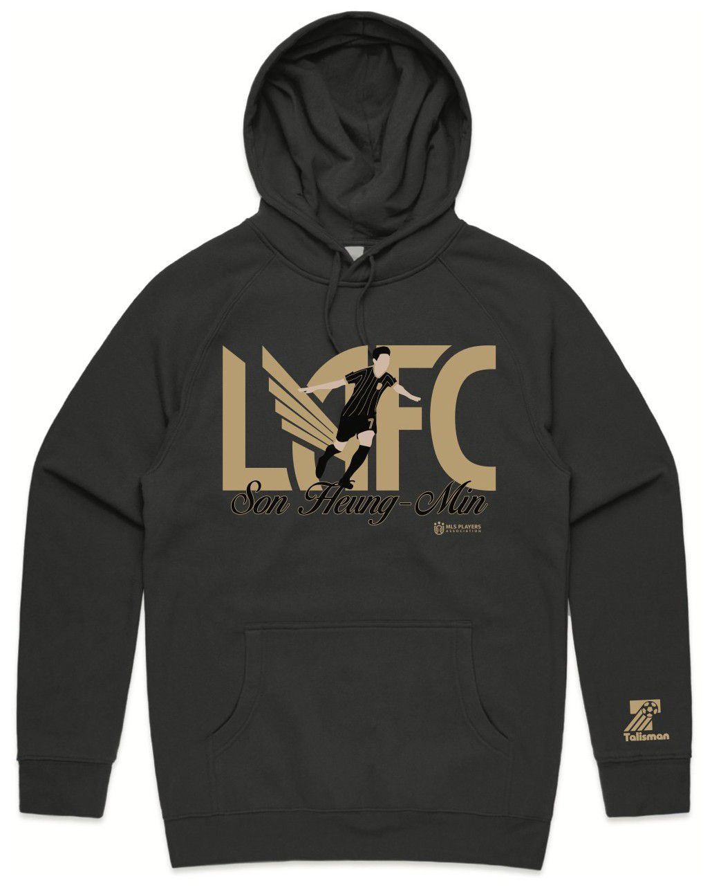 Talisman Adult Los Angeles FC Black Icon Graphic Hoodie