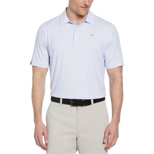 Callaway Men's All-Over Chevron Printed Short Sleeve Golf