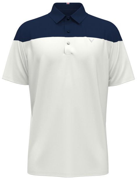 Callaway Men's Legacy Collection Triple Track Block Short Sleeve Golf Polo