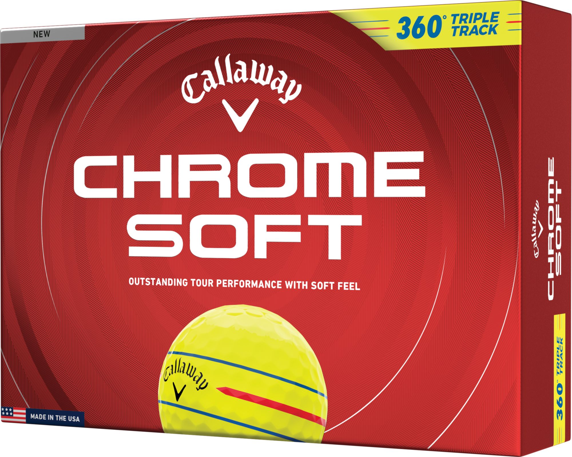 Callaway 2026 Chrome Soft 360 Triple Track Golf Balls