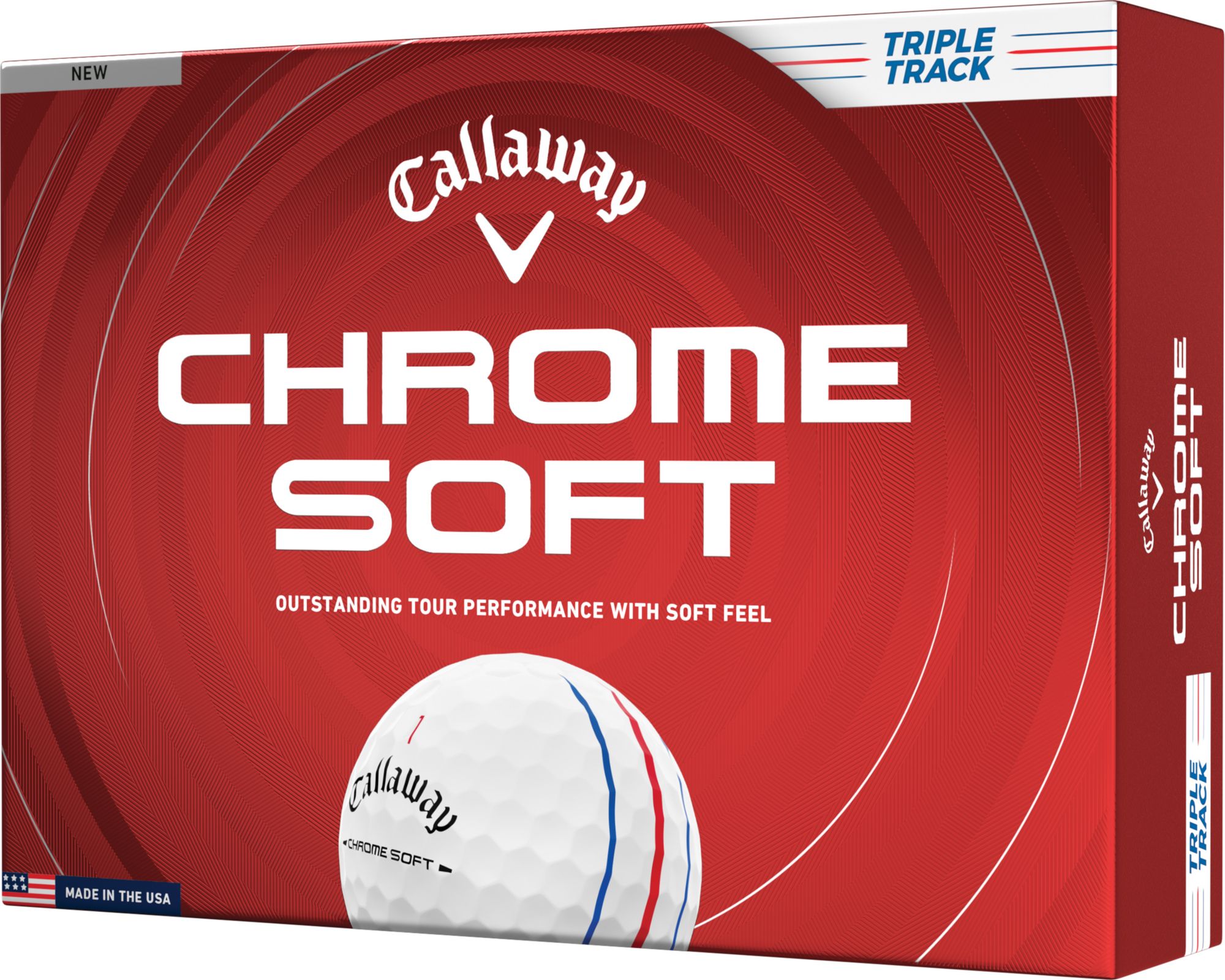 Callaway 2026 Chrome Soft Triple Track Golf Balls
