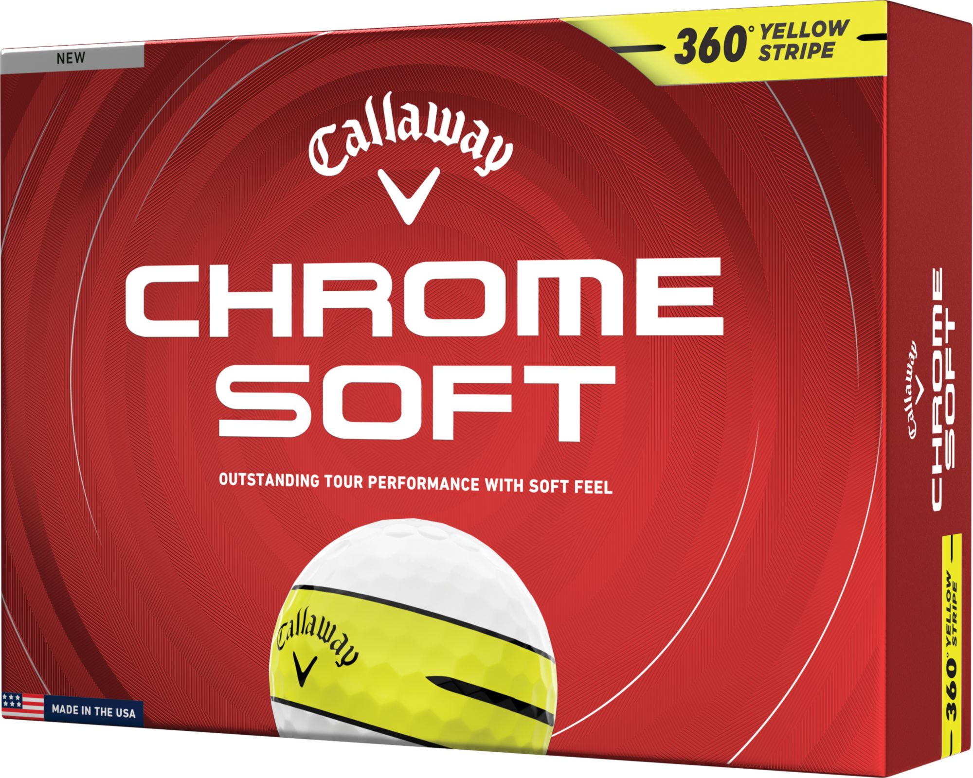 Callaway 2026 Chrome Soft 360 Stripe Golf Balls