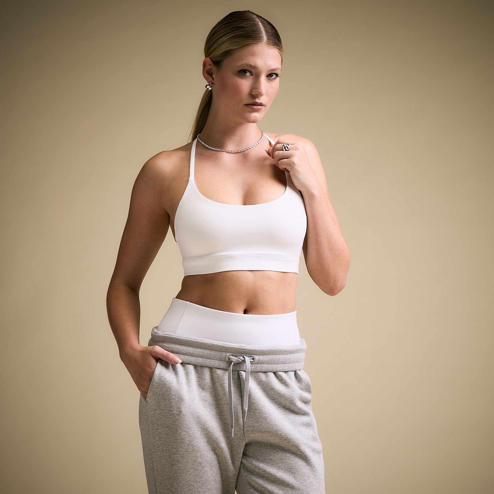 CALIA Women's Strive Low Support Strappy Back Bra