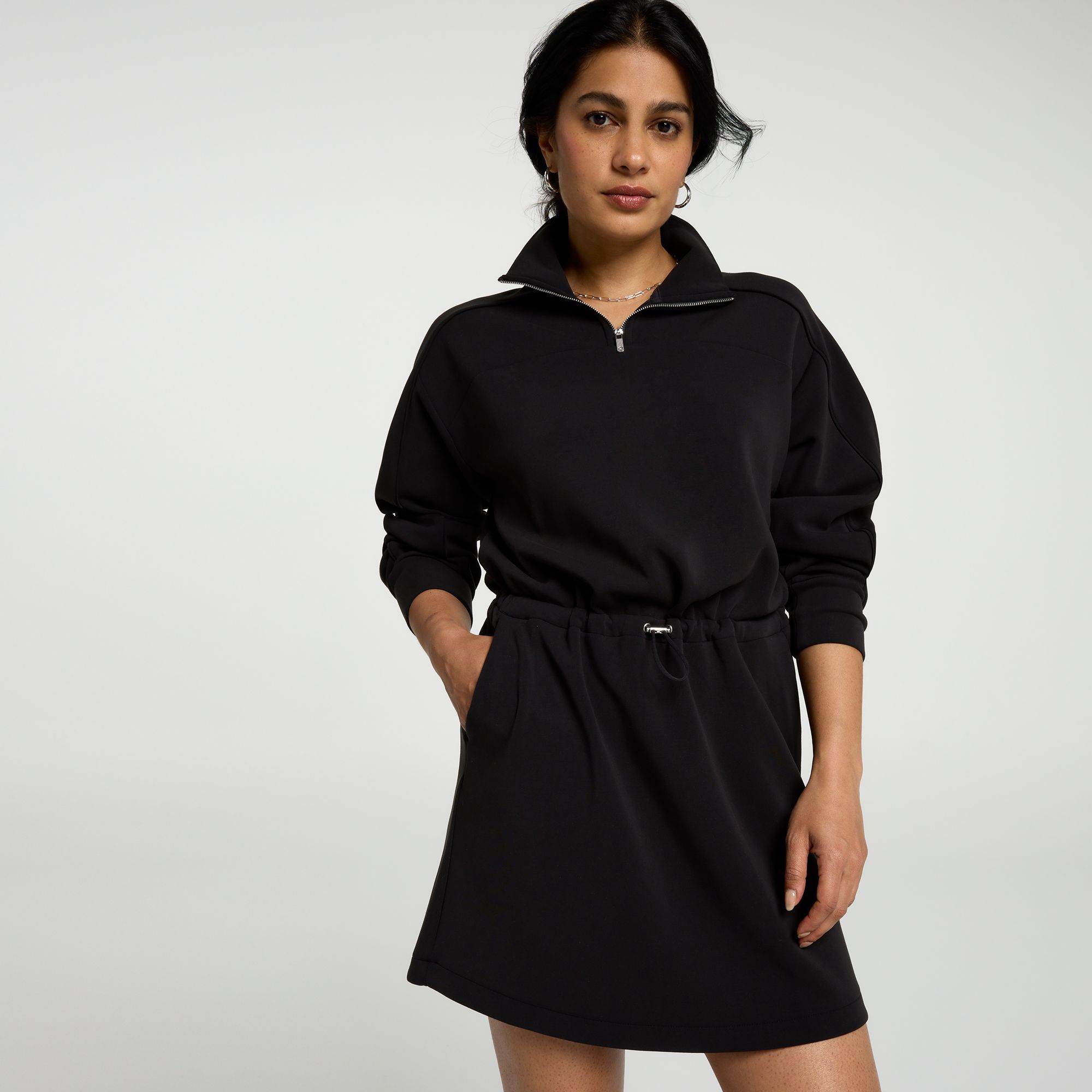 CALIA Women's Sandwash 1/4 Zip Dress