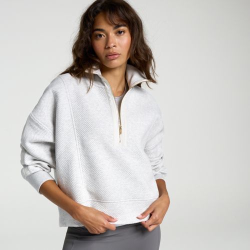CALIA Women's Elevate Ripple 1/4 Zip Pullover
