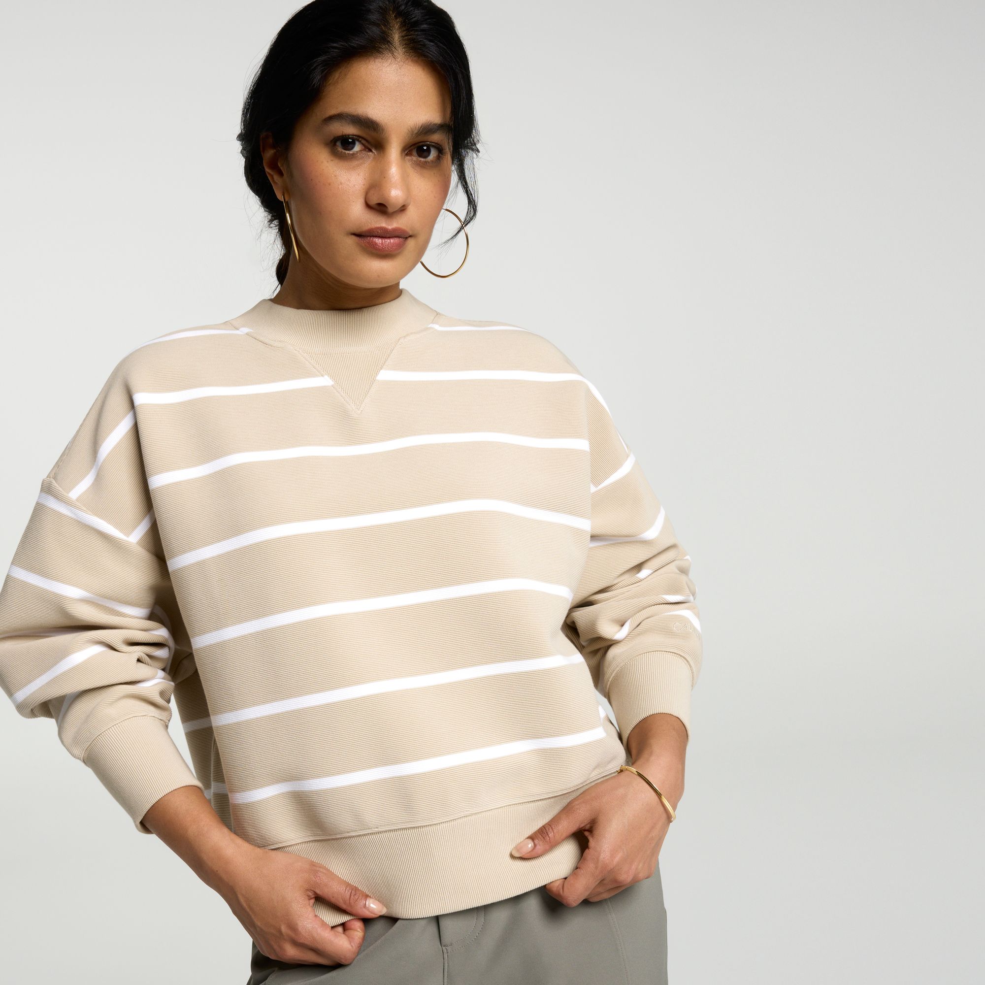 Khaki Sand Stripe