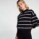 Pure Black Stripe