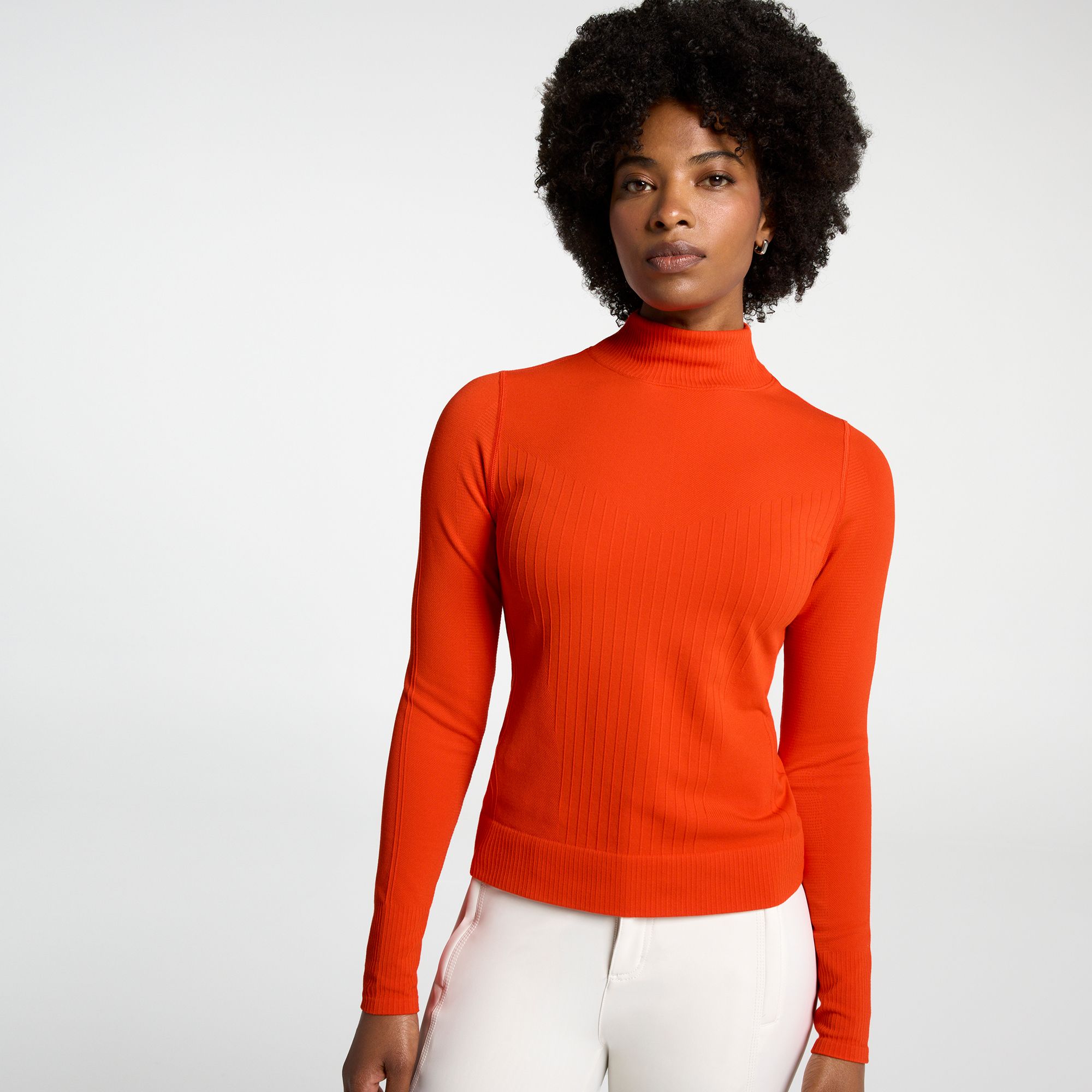 CALIA Women's Seamless Turtleneck Sweater