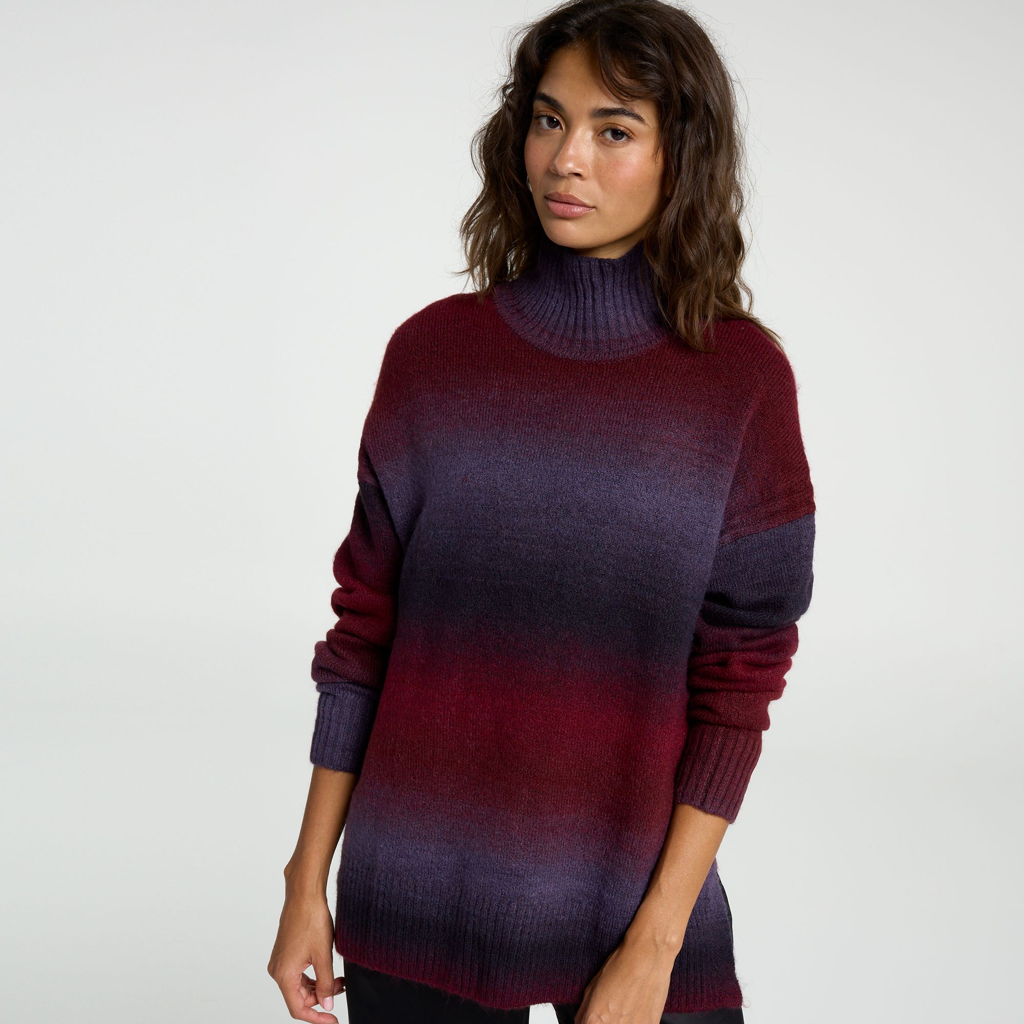 Borealis Print Rich Red