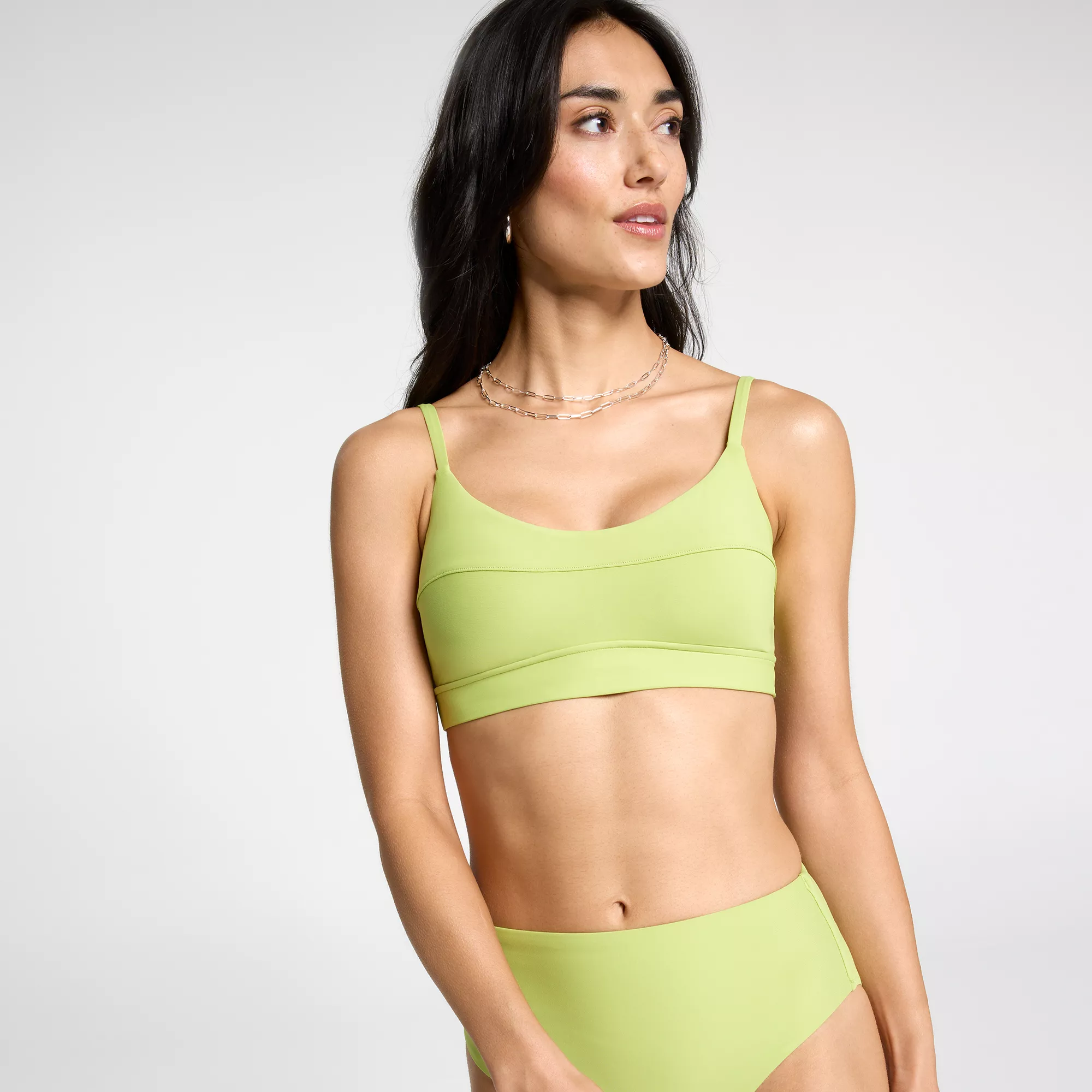 CALIA Women's Swim Seamed Bikini Top
