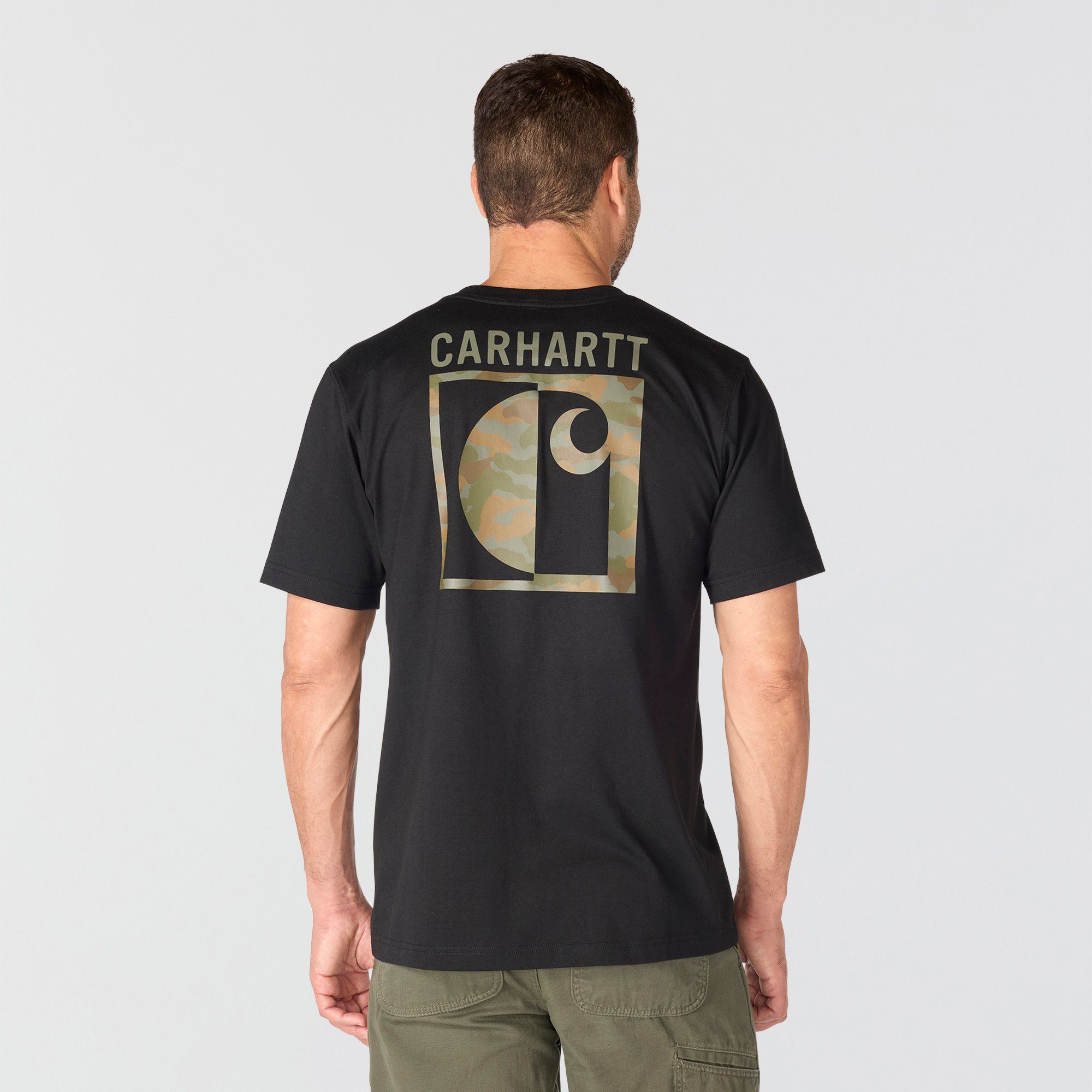 Carhartt Men's Irvine Block Camo Short Sleeve T-Shirt