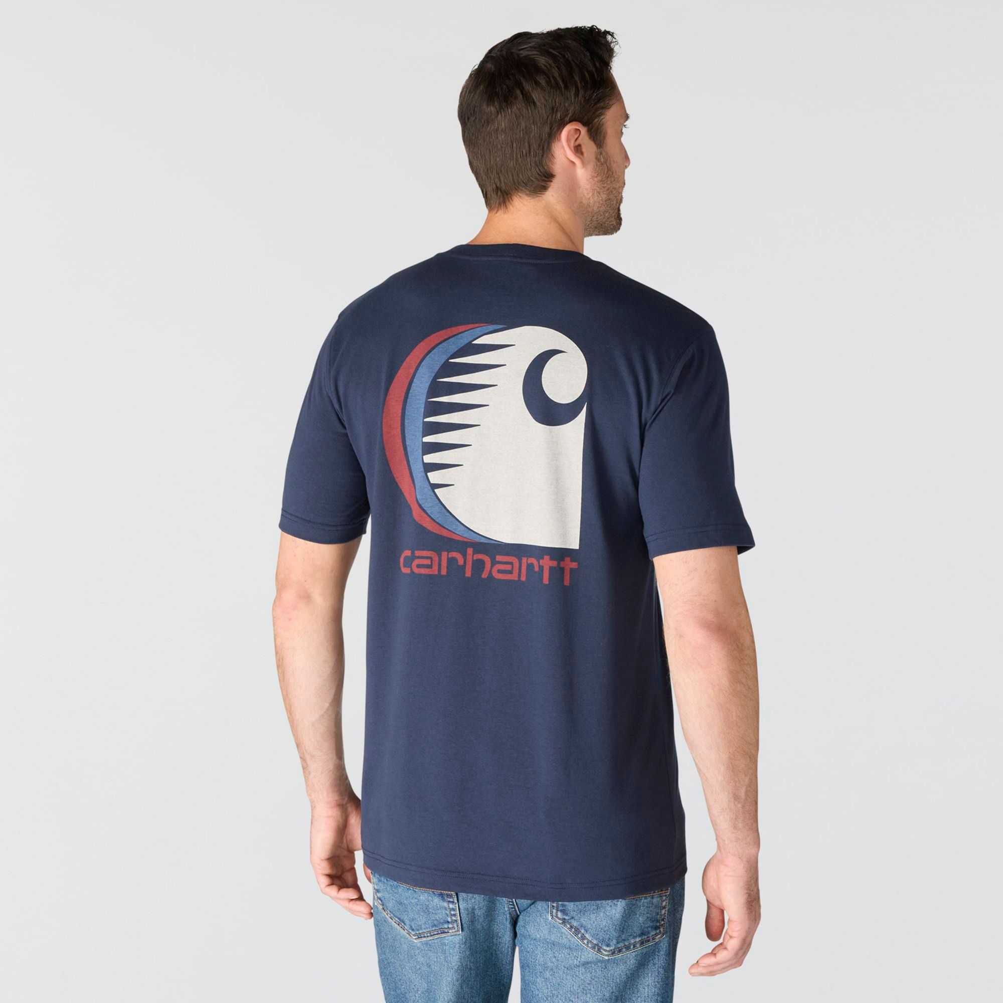 Carhartt Men's Irvine C Logo Short-Sleeve T-Shirt