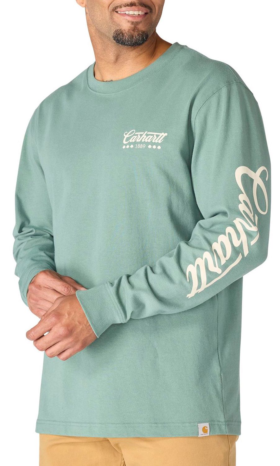 Carhartt Men's St. Patrick's Script Long Sleeve T-Shirt