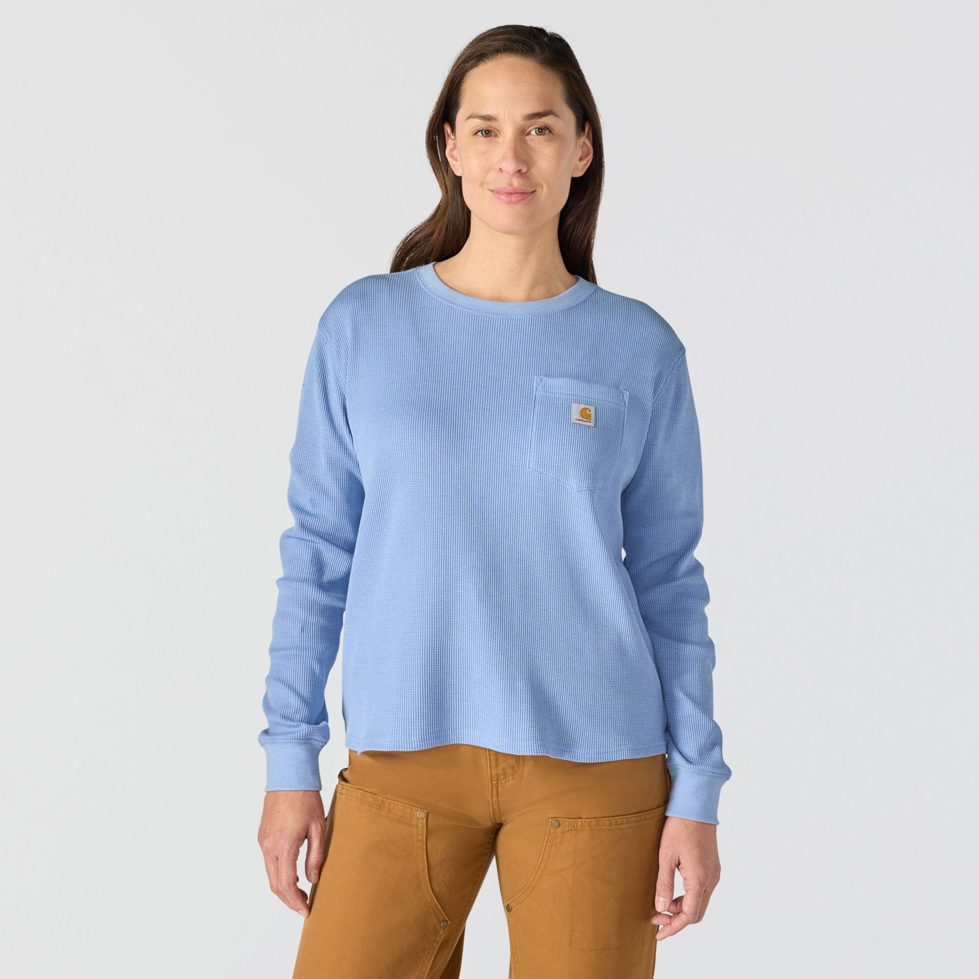 Carhartt Women's Waffle Knit Long Sleeve T-Shirt