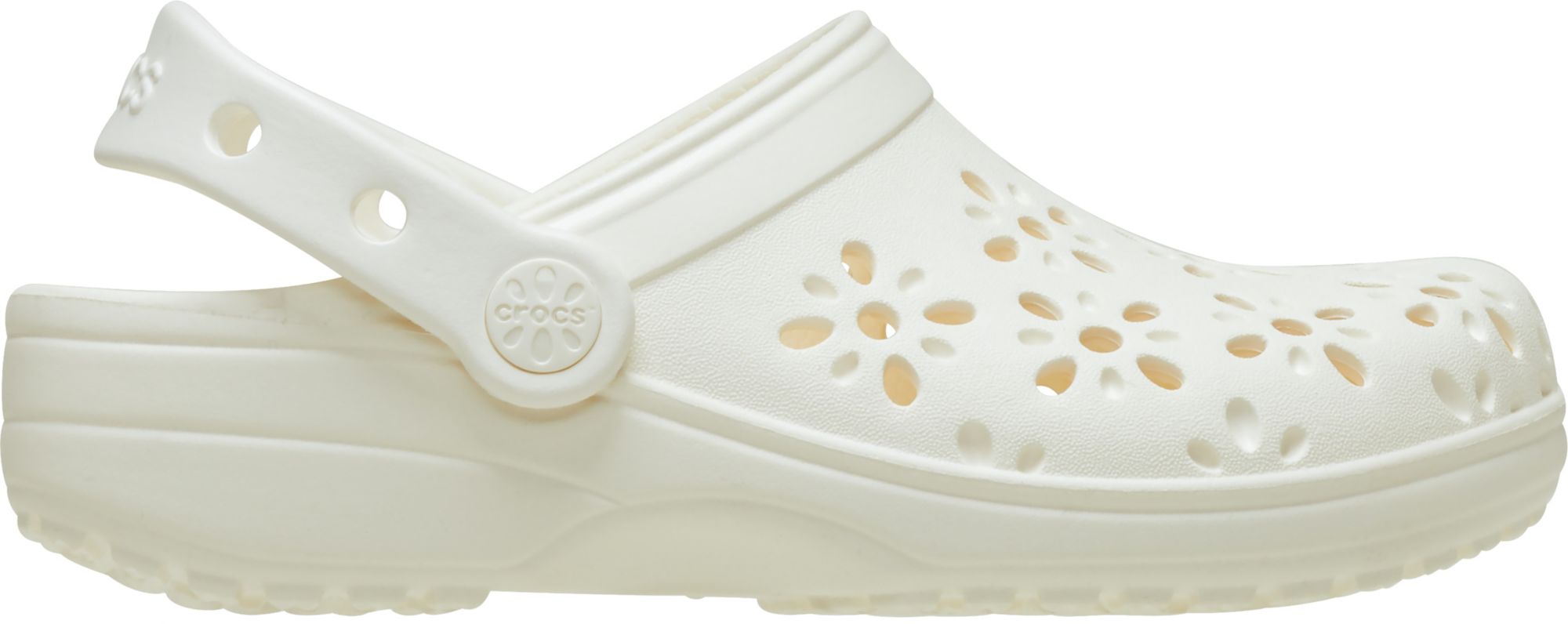 Crocs Kids Classic Floral Cut Out Clog