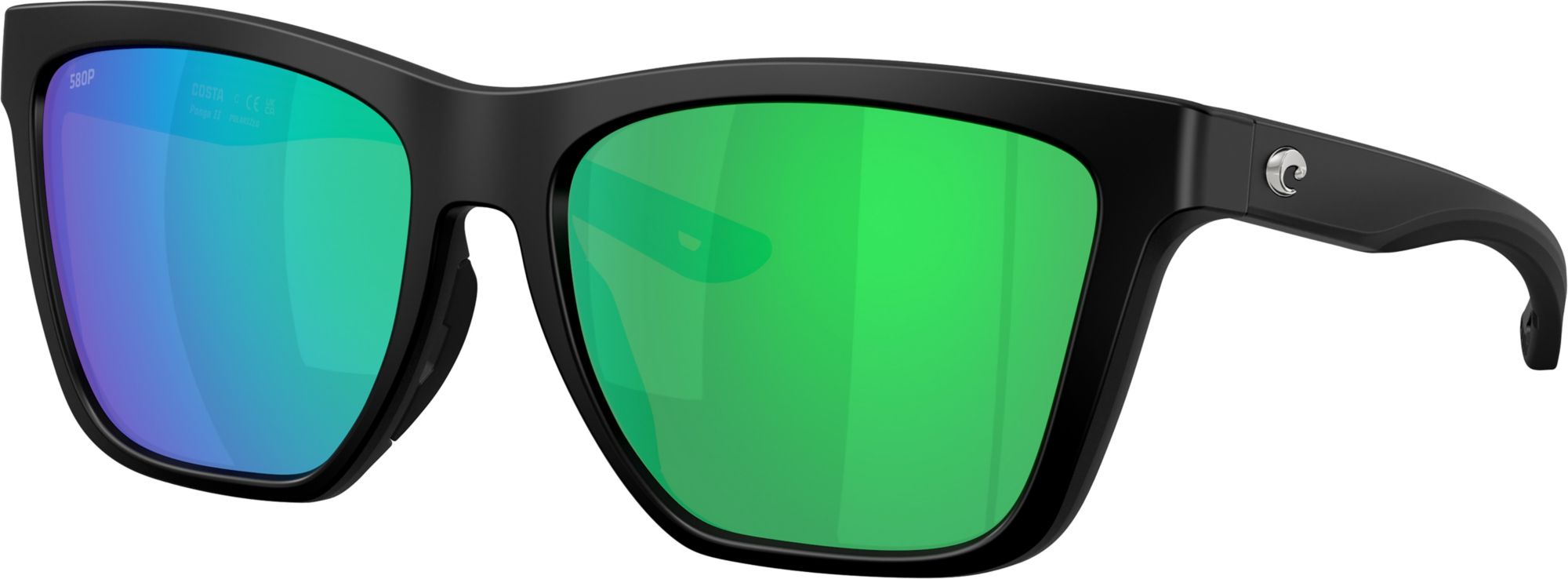 Matte Black/Green Mirror