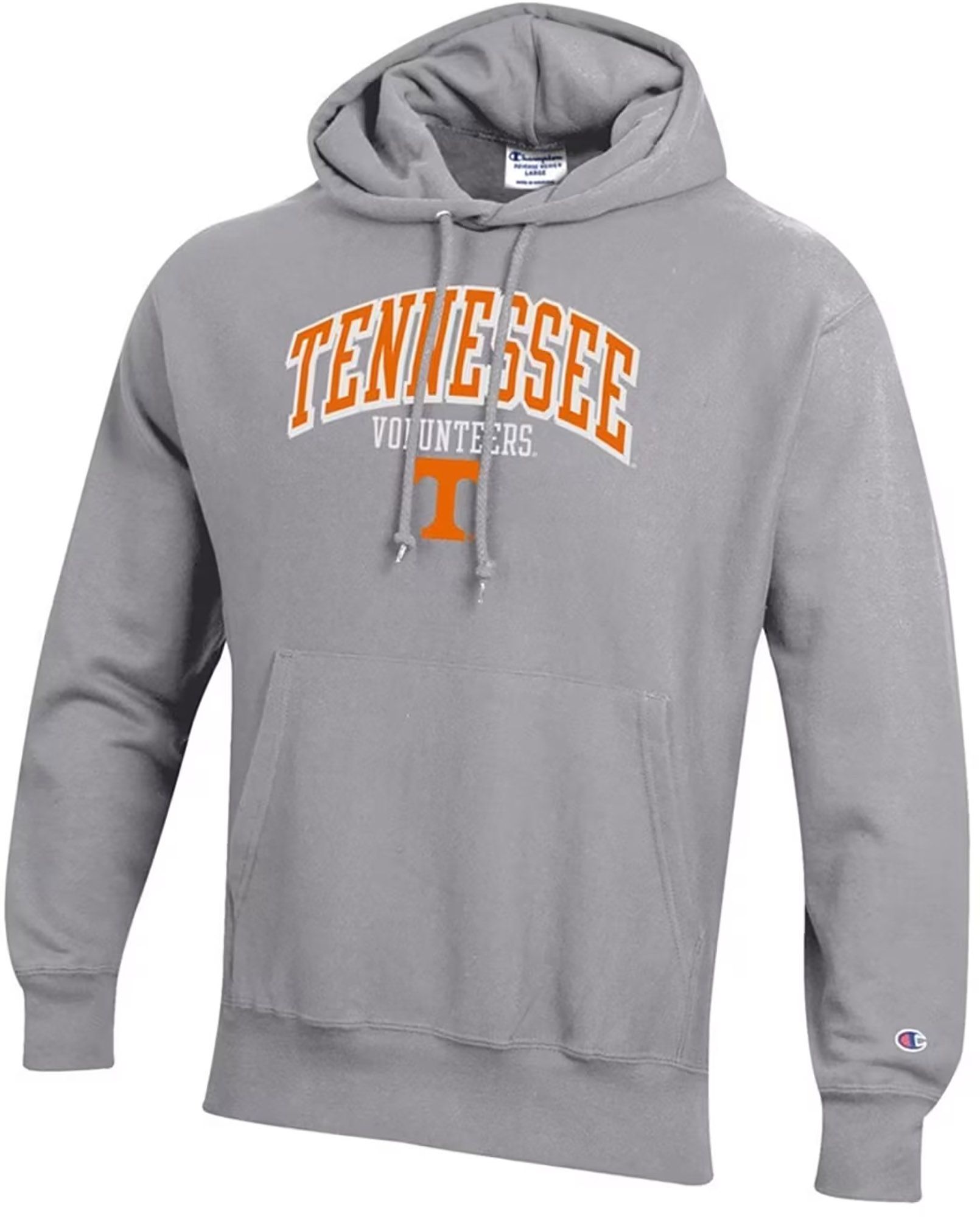 Champion Men's Tennessee Volunteers Grey Weave Pullover Hoodie