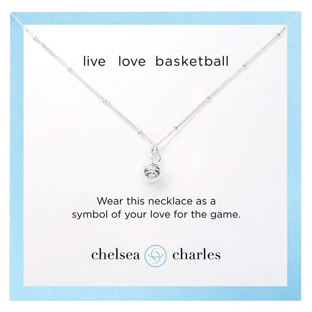 Chelsea Charles Basketball Necklace