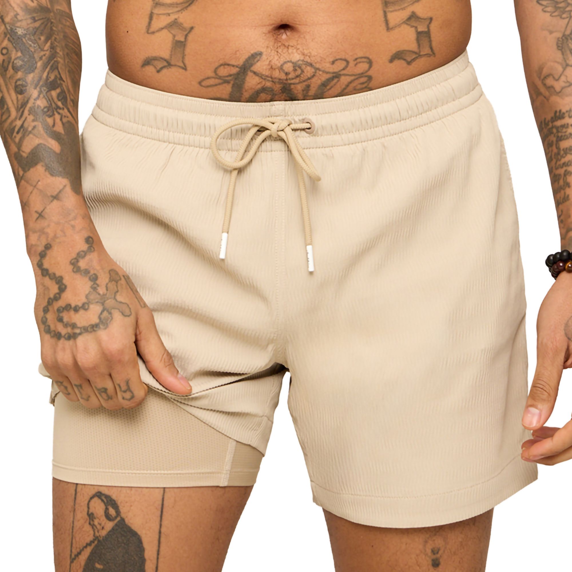 Chubbies Men's 5.5" Lined Textured Swim Trunks