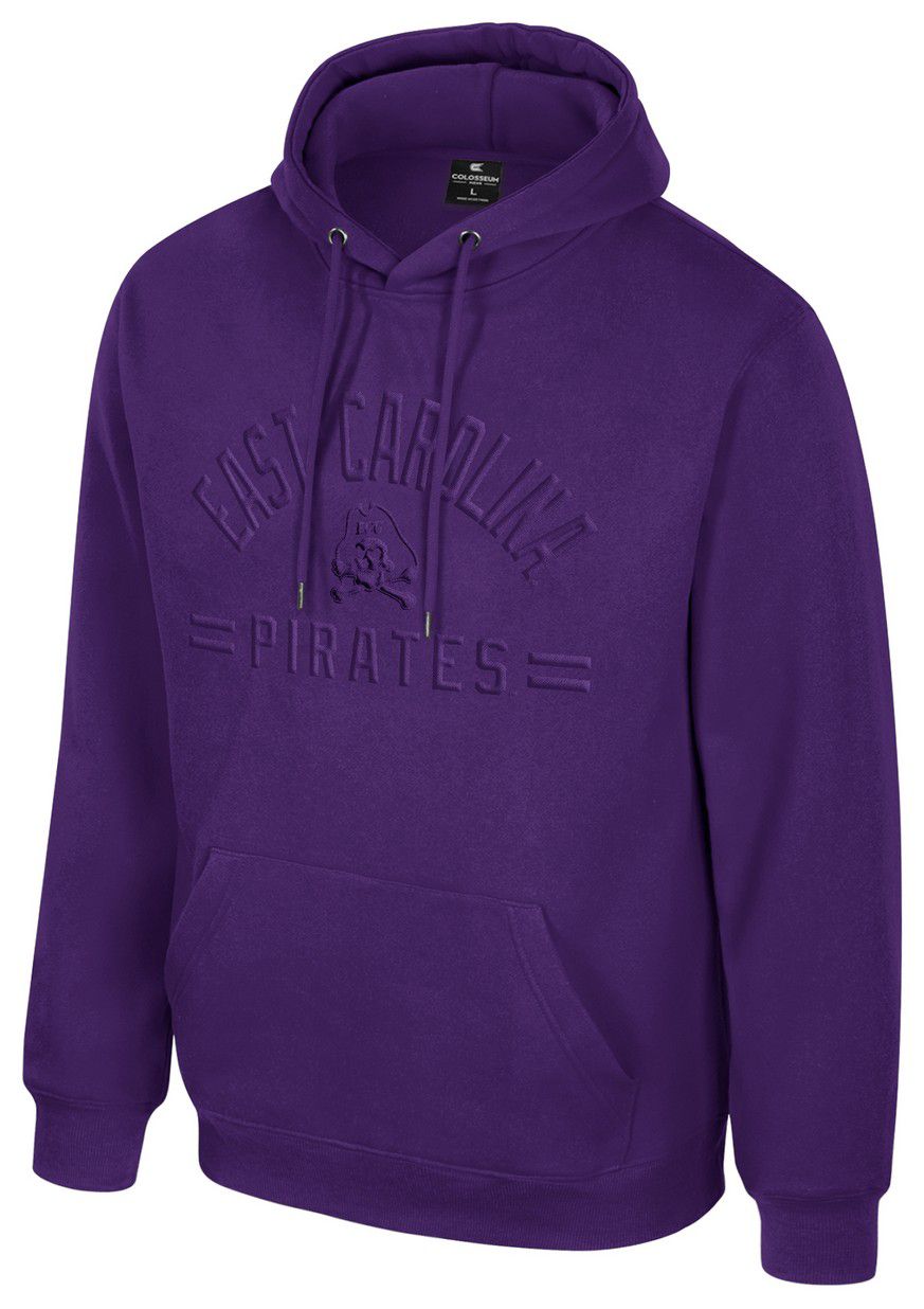 Colosseum Men's East Carolina Pirates Purple New Member Pullover Hoodie
