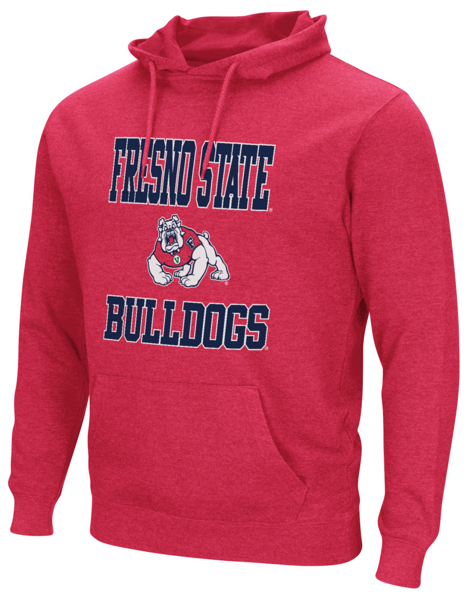 Colosseum Men's Fresno State Bulldogs Red Campus Pullover Hoodie